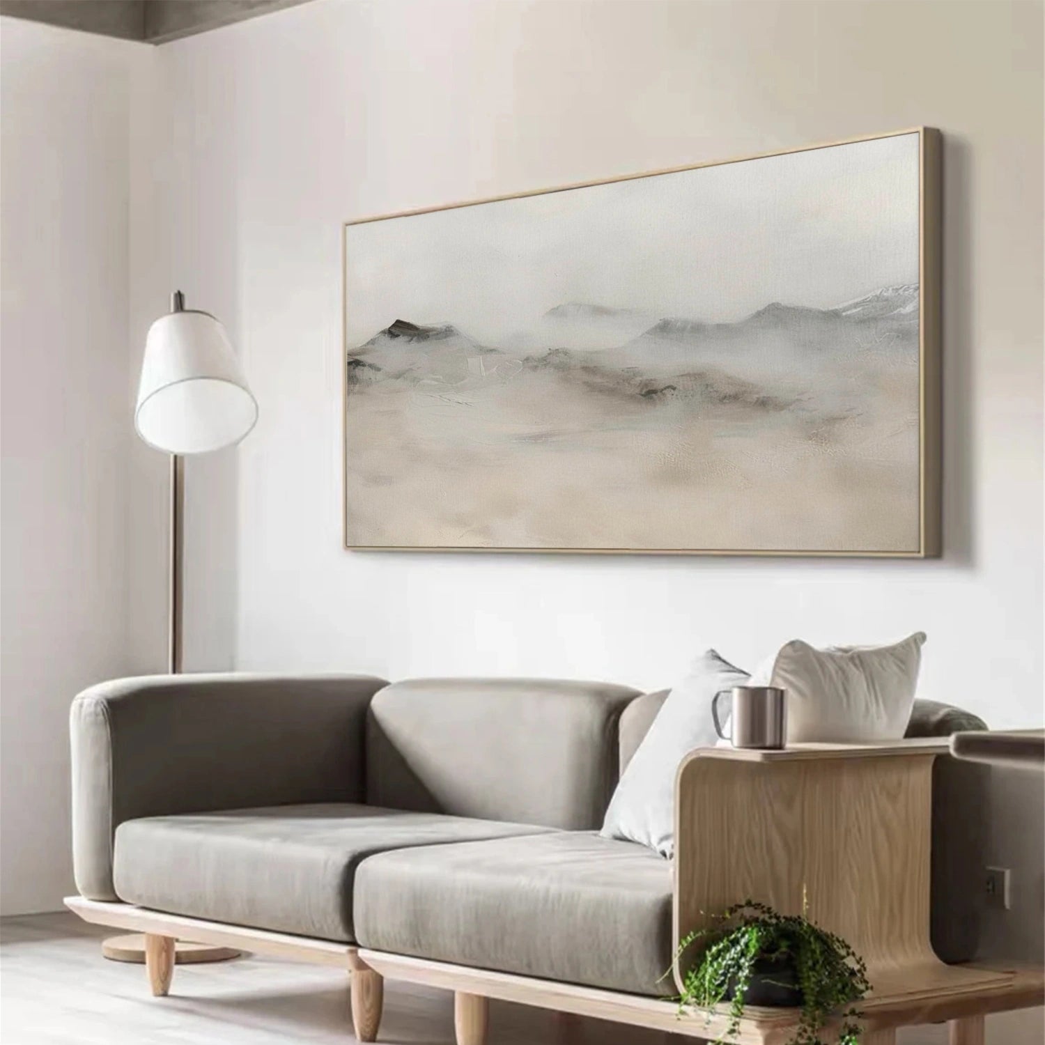 Abstract Mountain Canvas Art #MO056