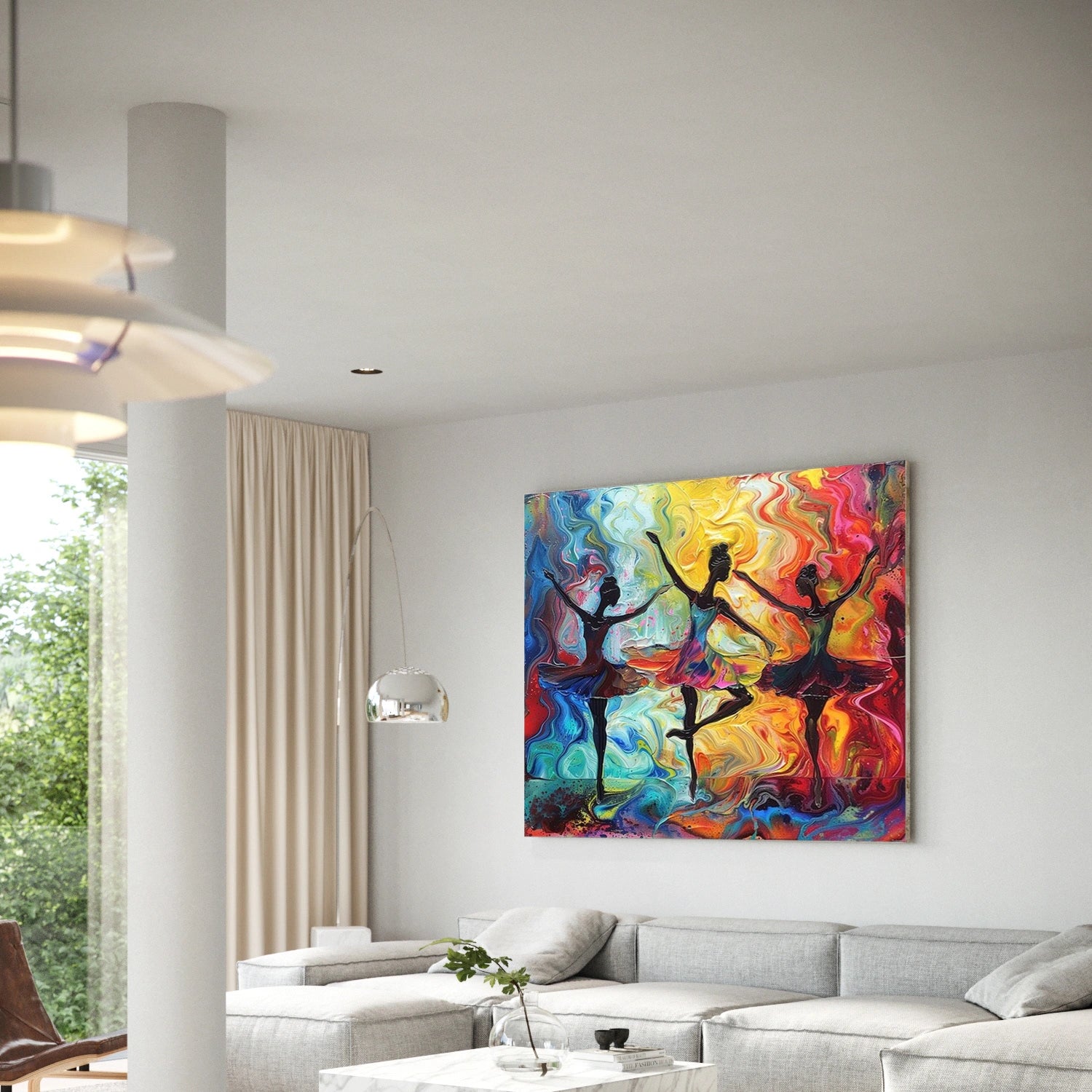 Abstract People Canvas Art #AE067