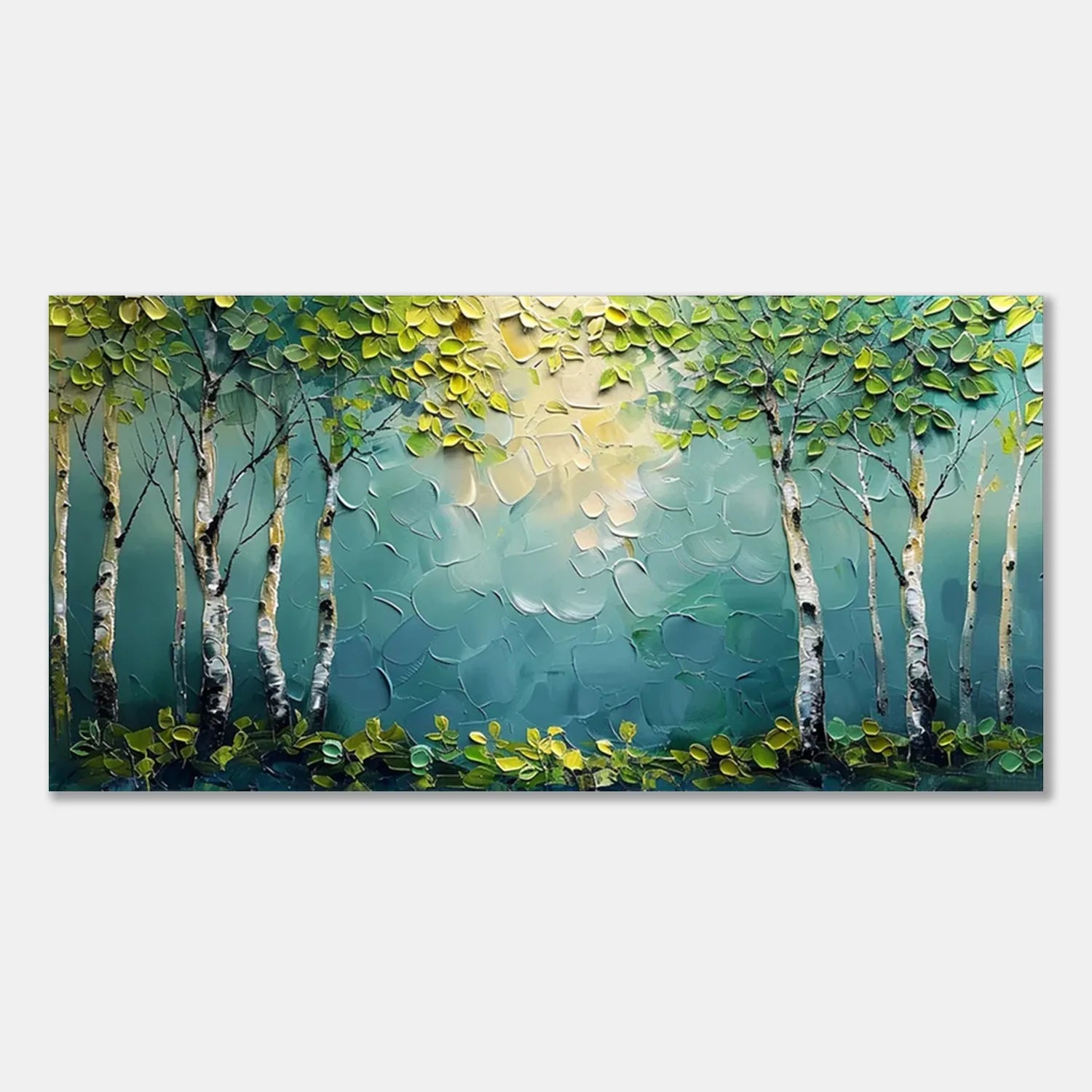 Tree Textured Painting Canvas #TP006