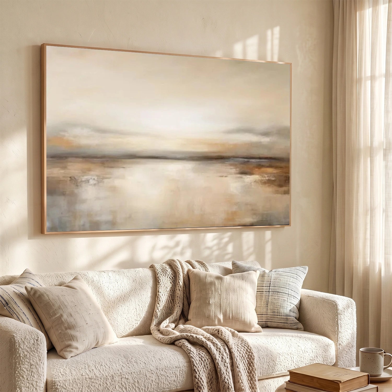 Abstract Canvas Wall Art #AP383