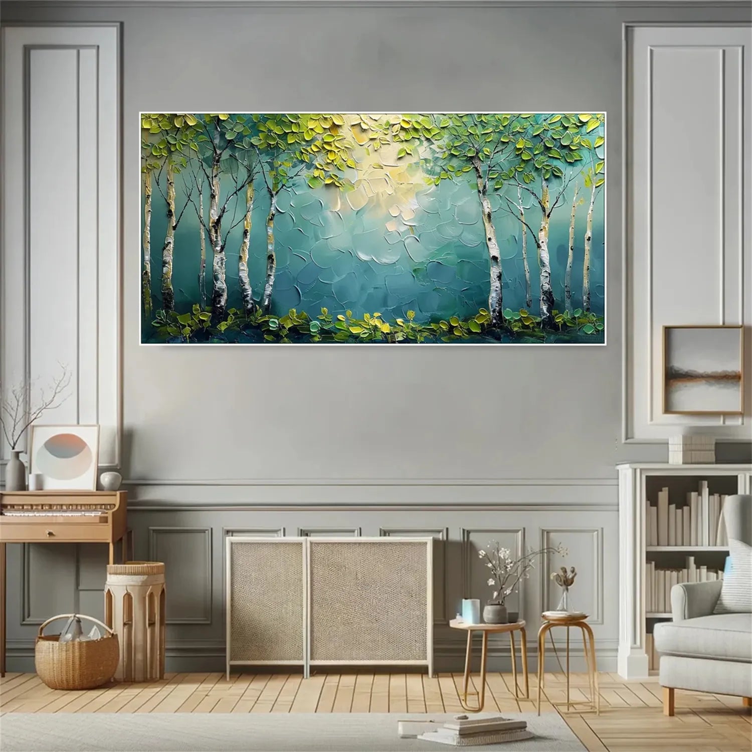 Tree Textured Painting Canvas #TP006