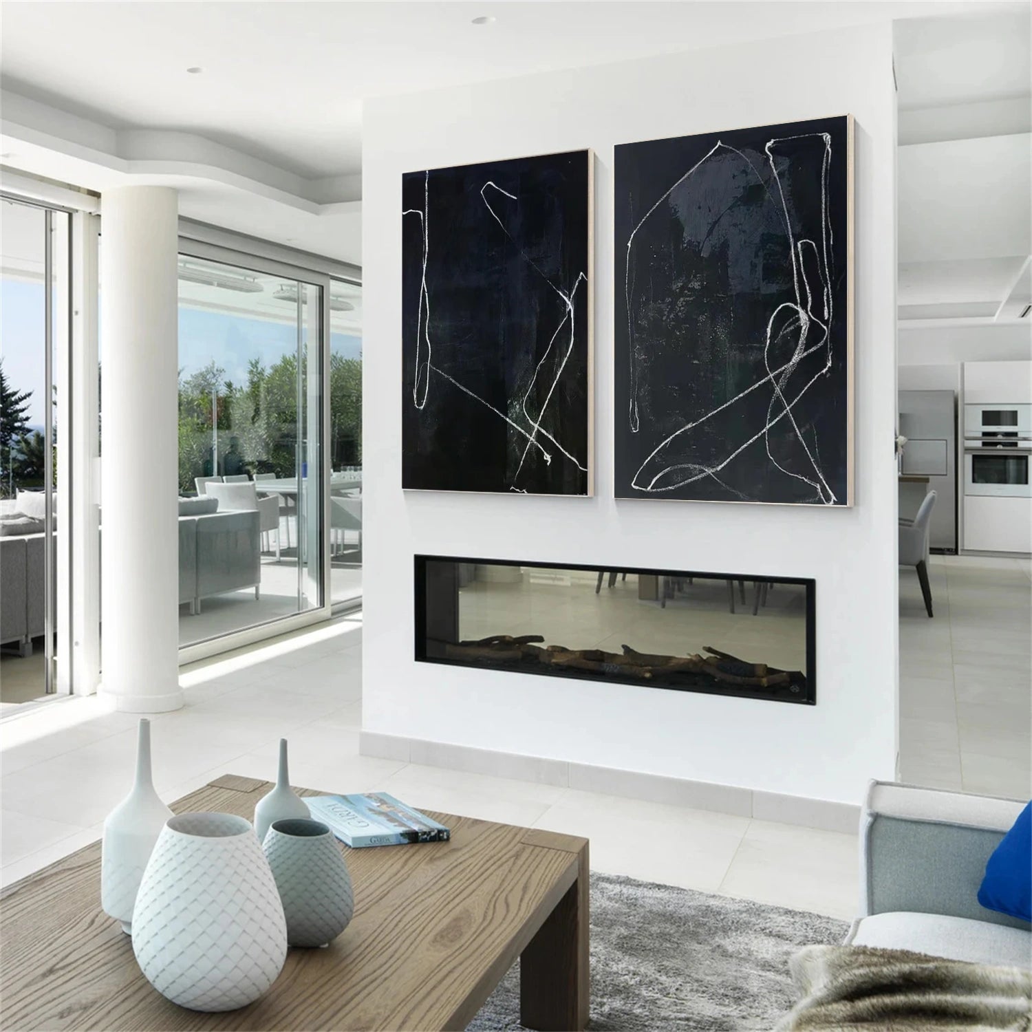 Wabi Sabi Canvas Art Set of 2 #WS088