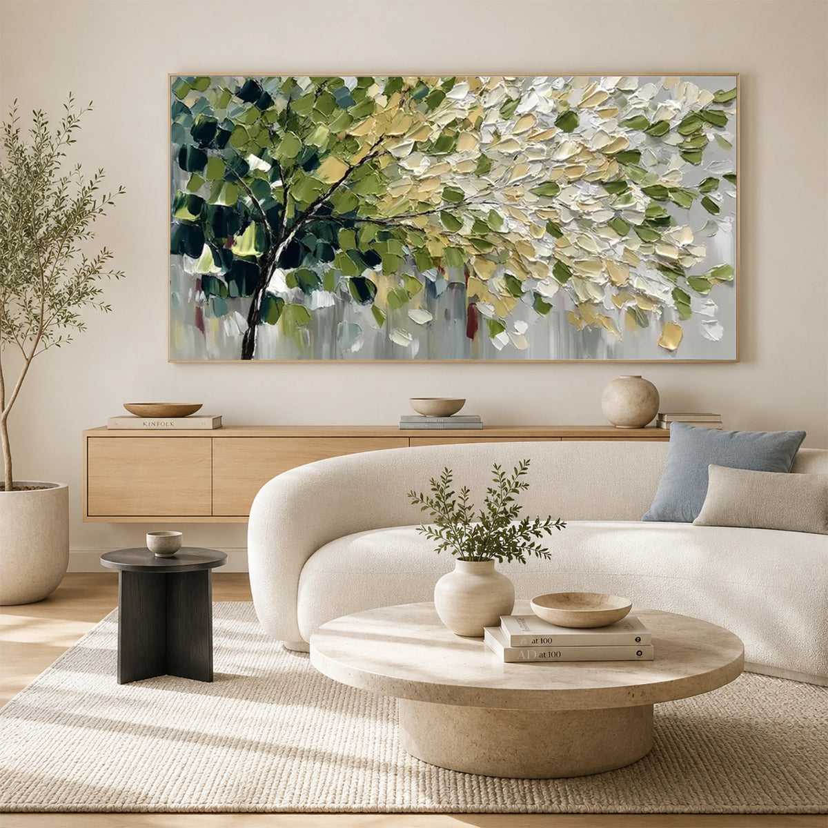 Tree Abstract Textured Wall Art #TP120