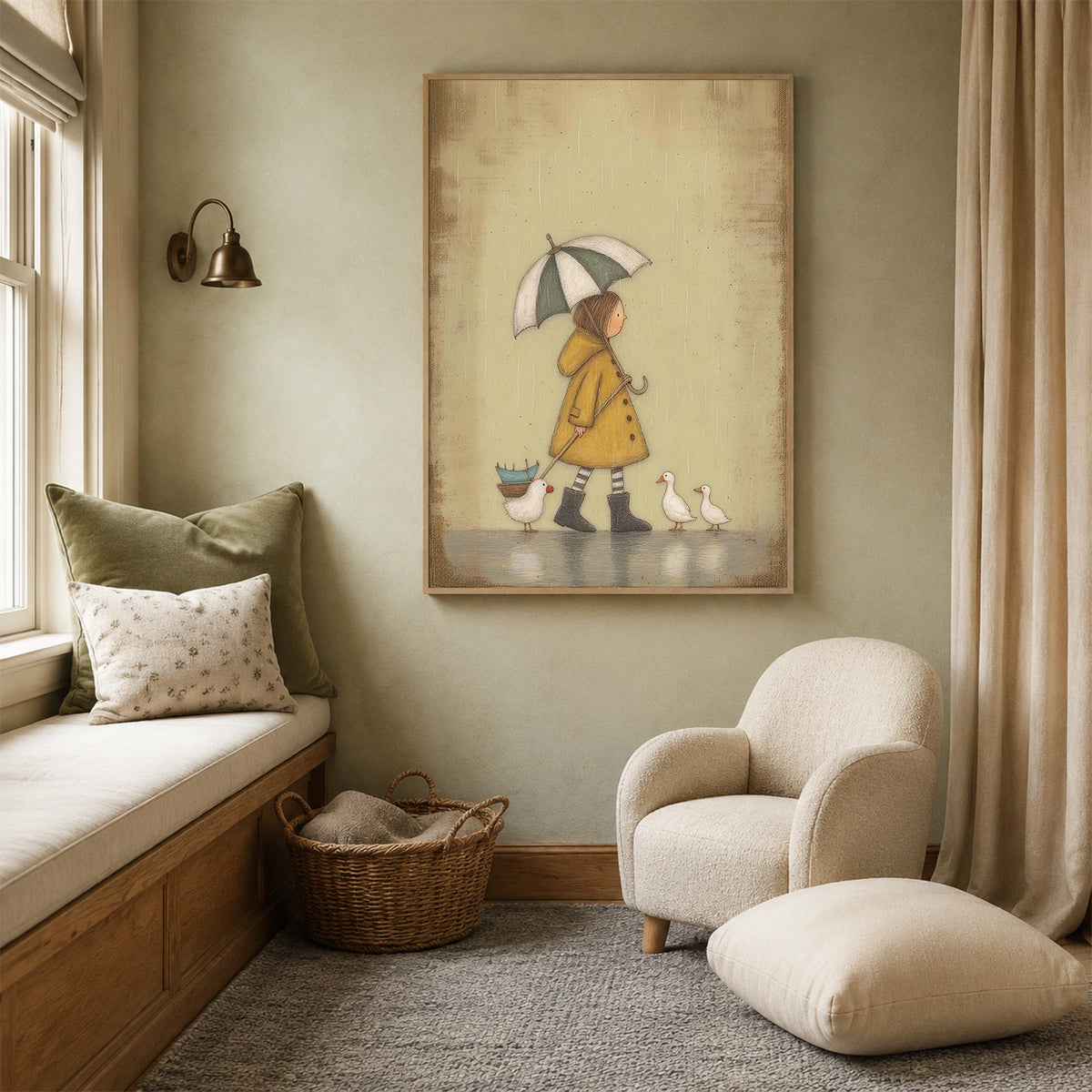 Abstract Portrait Canvas Art #AE164