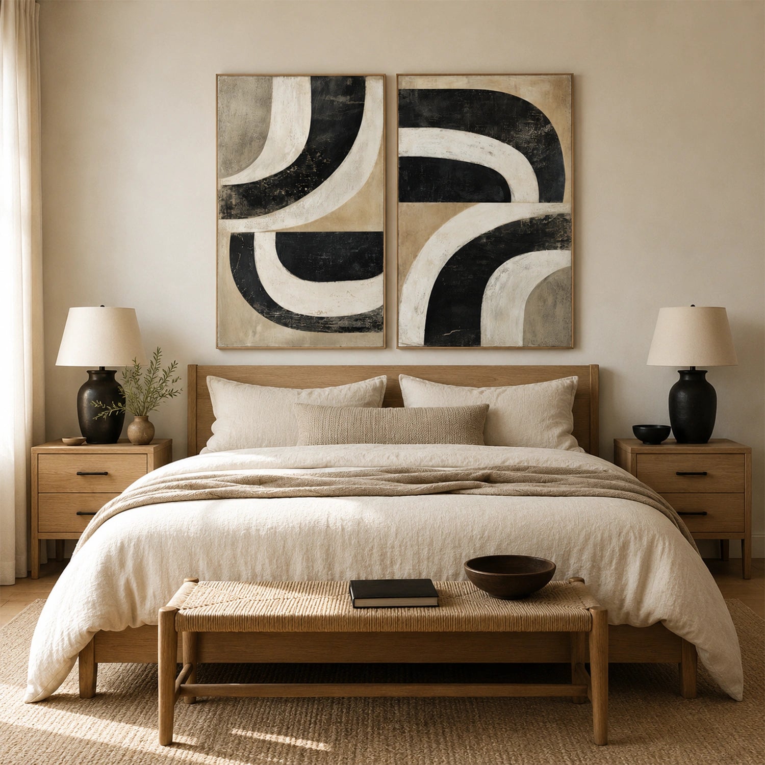 Wabi Sabi Canvas Art Set of 2 #WS152