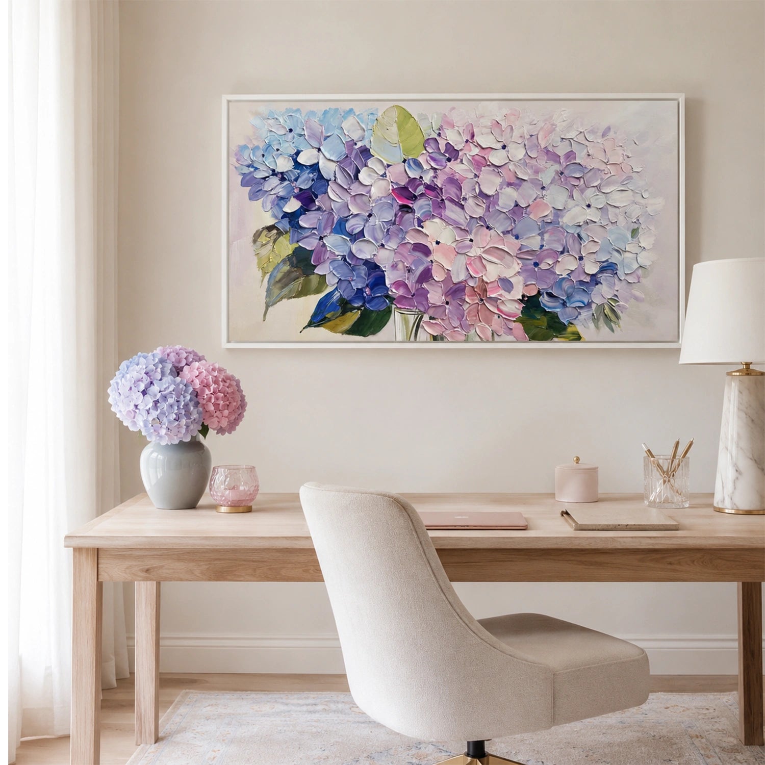 Flower Abstract Textured Wall Art #FP209