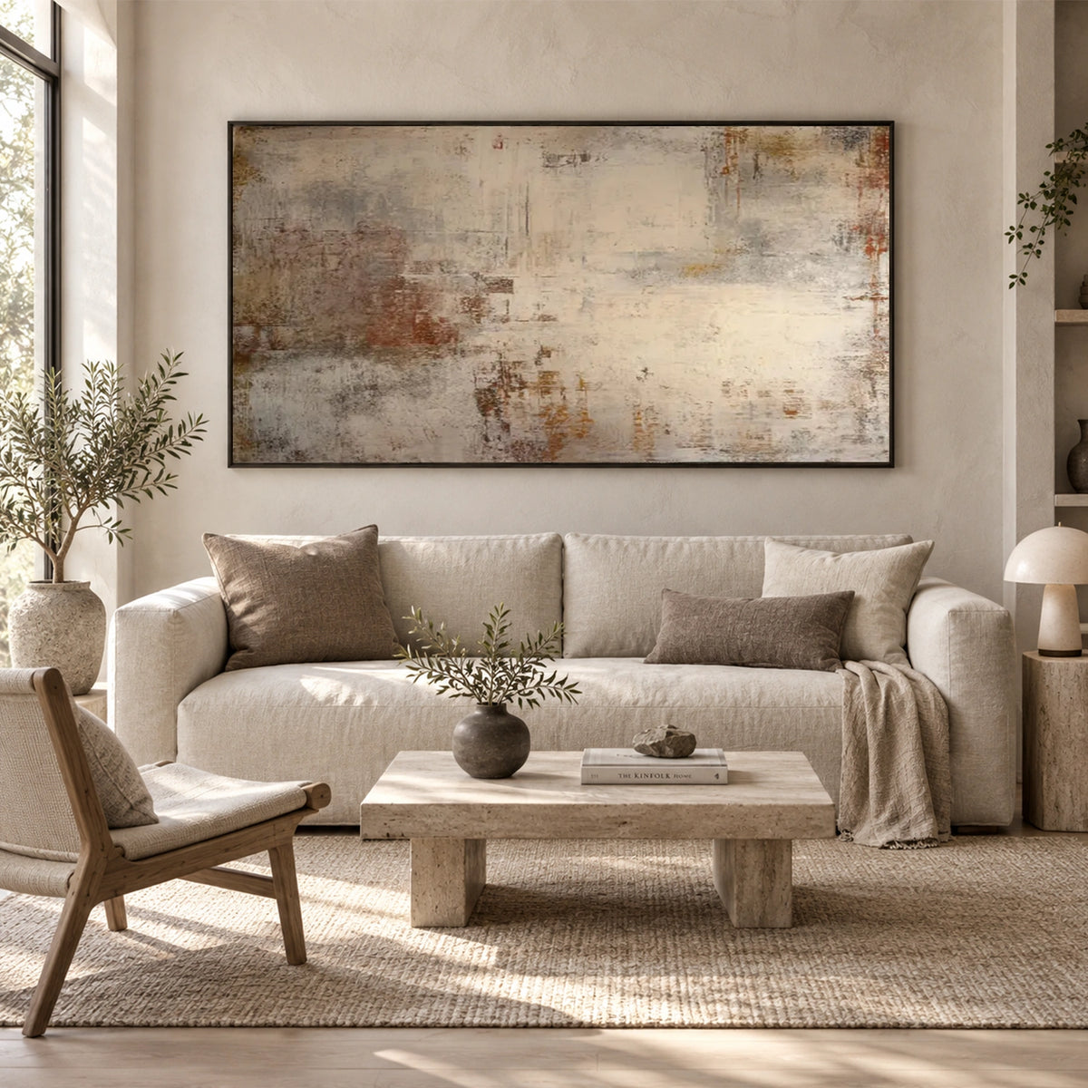 Abstract Canvas Wall Art #AP414