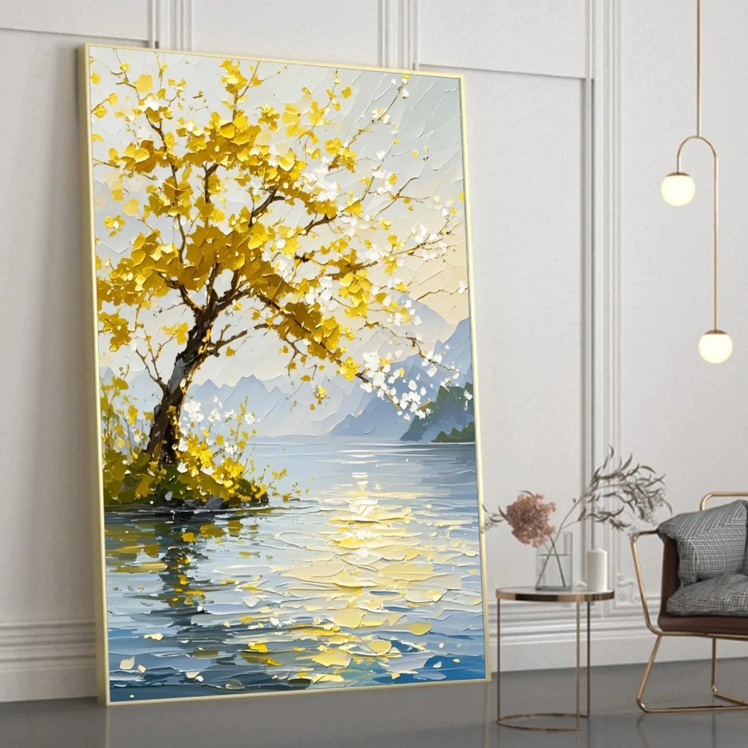 Tree Abstract Textured Wall Art #TP074