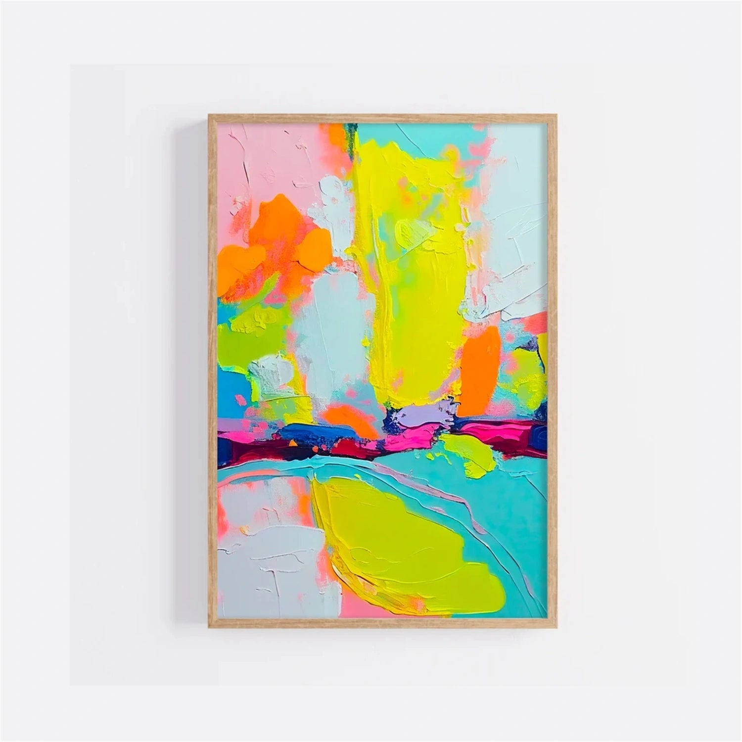 Colorful Abstract Painting Canvas #AP080