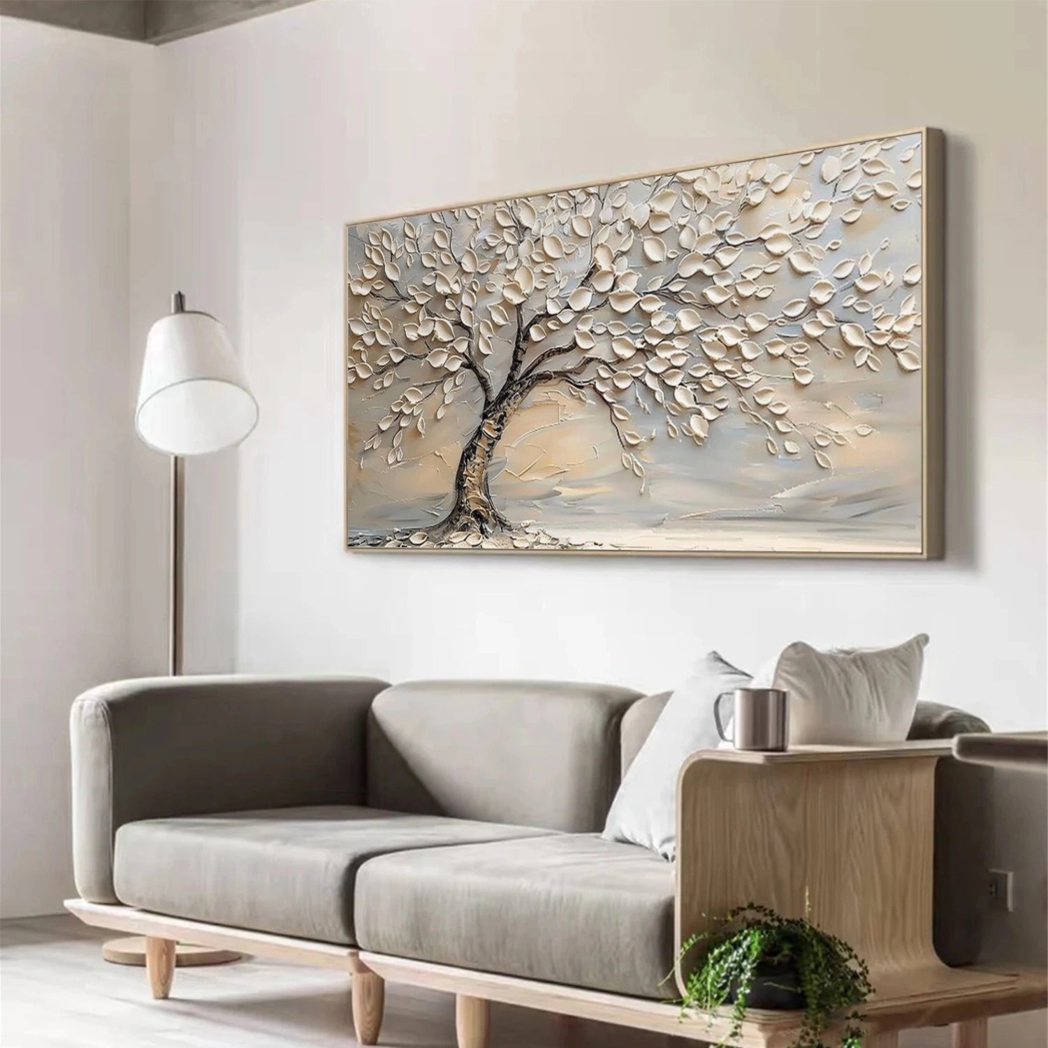 Tree Abstract Textured Wall Art #TP094