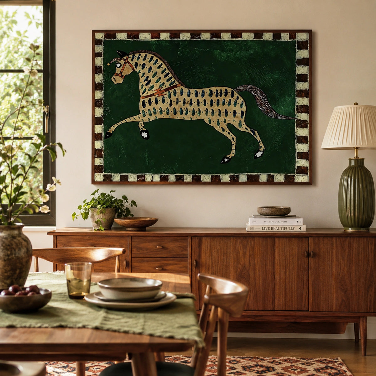 Abstract Animal Horse Wall Art #AC148