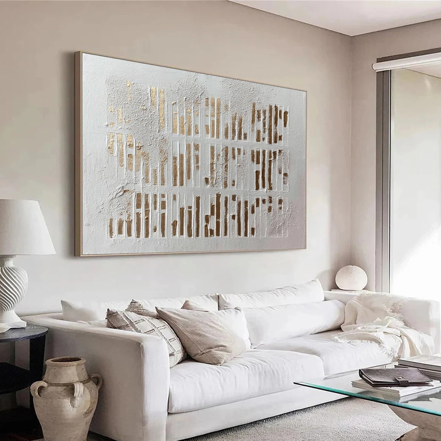 Wabi Sabi Textured Canvas Art #WS100