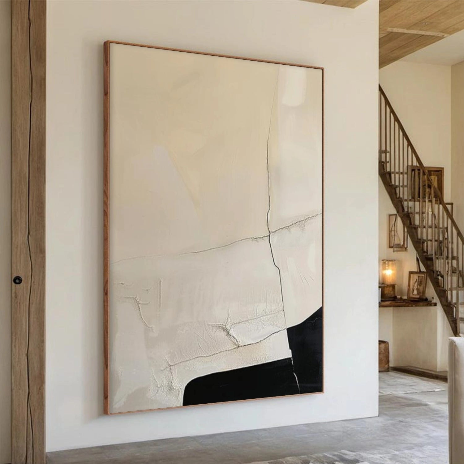 Beige Wabi Sabi Canvas Art #WS125