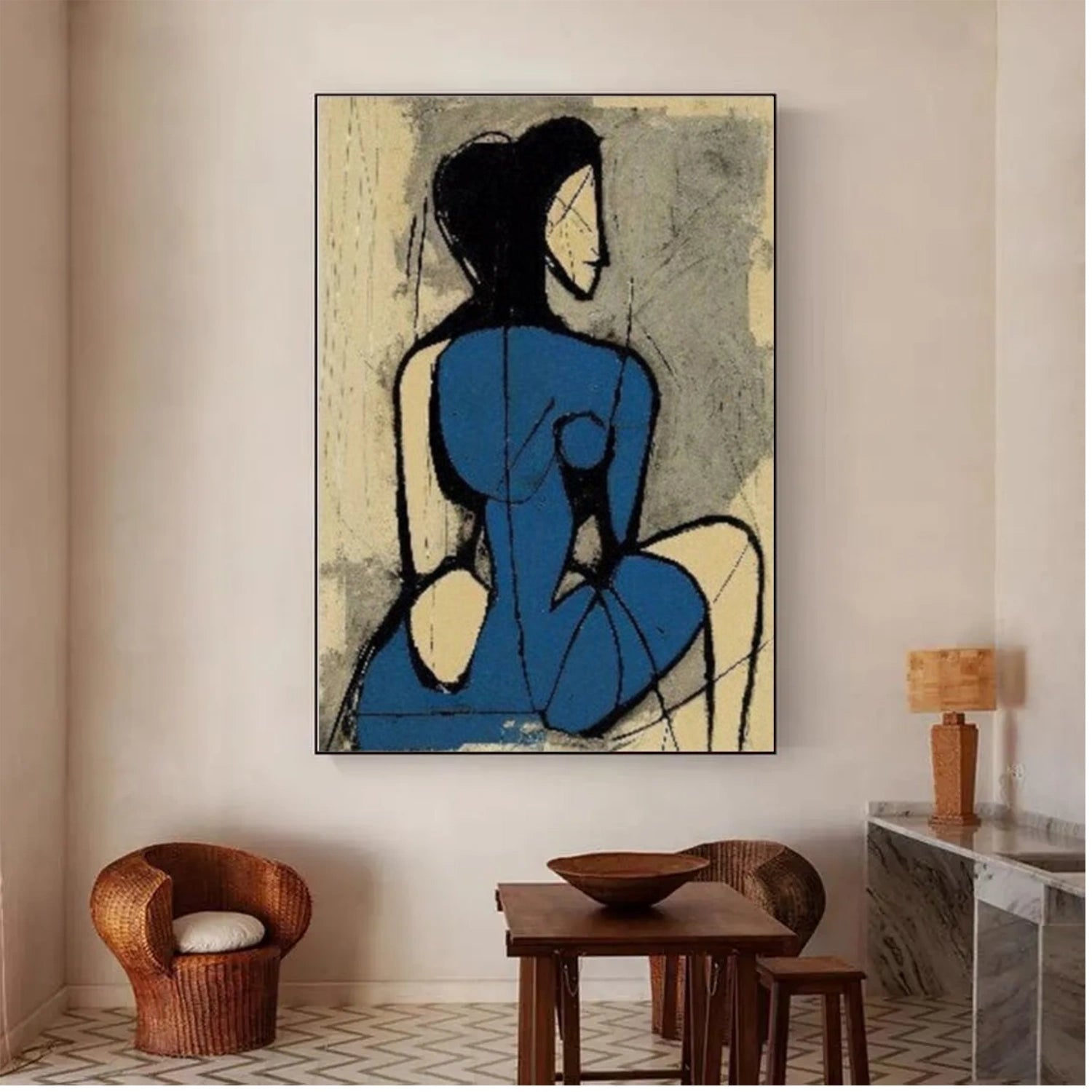 Abstract People Canvas Art #AE032