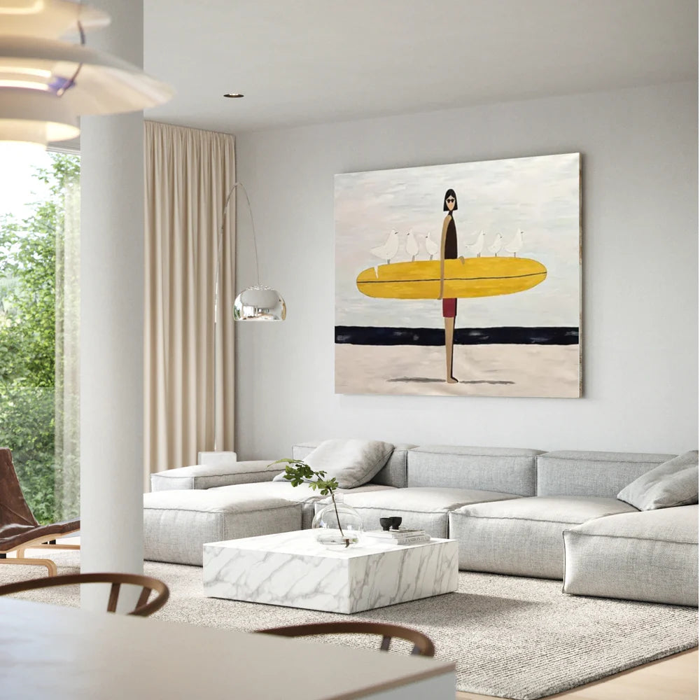 Abstract Portrait Canvas Art #AE129