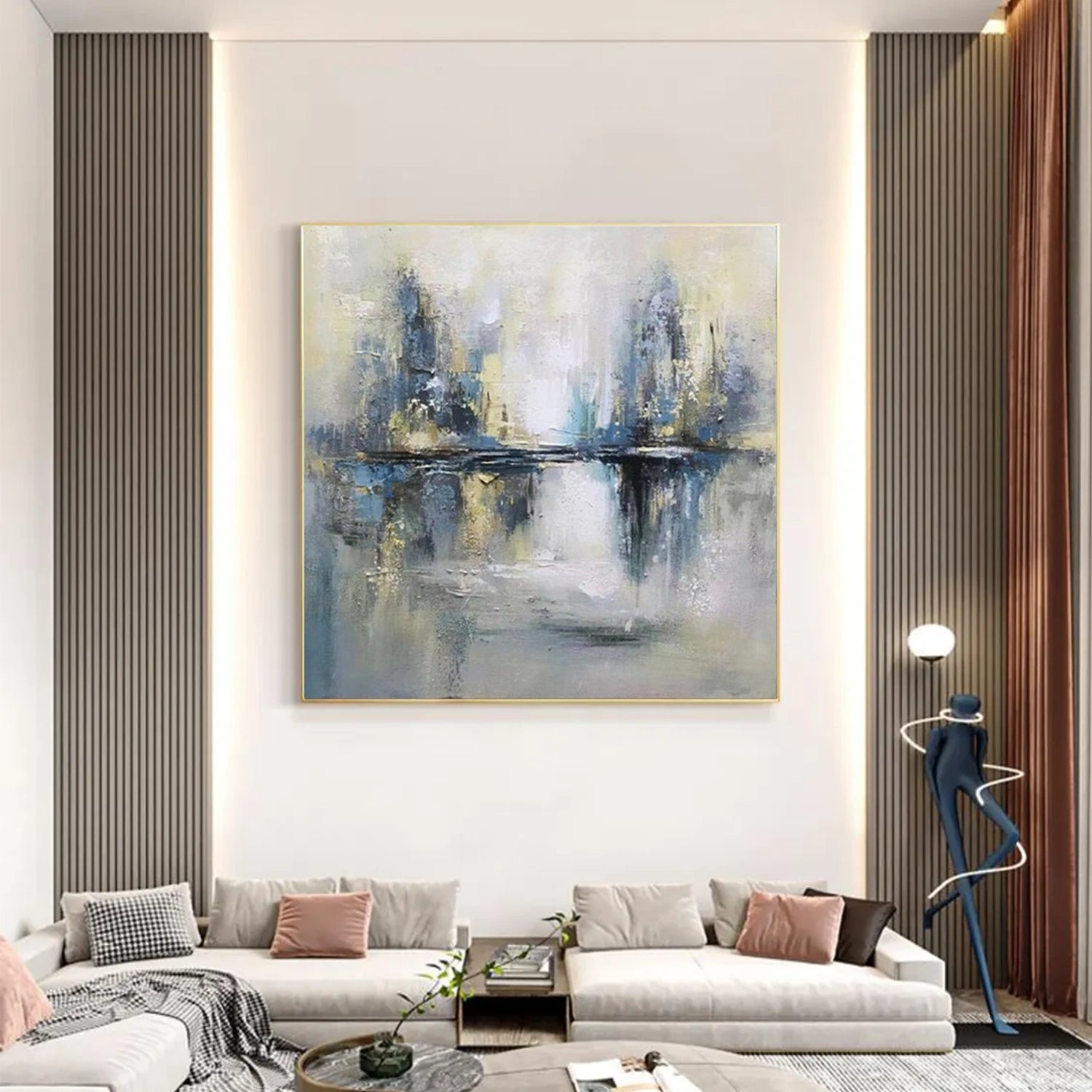 Abstract Canvas Wall Art #AP248