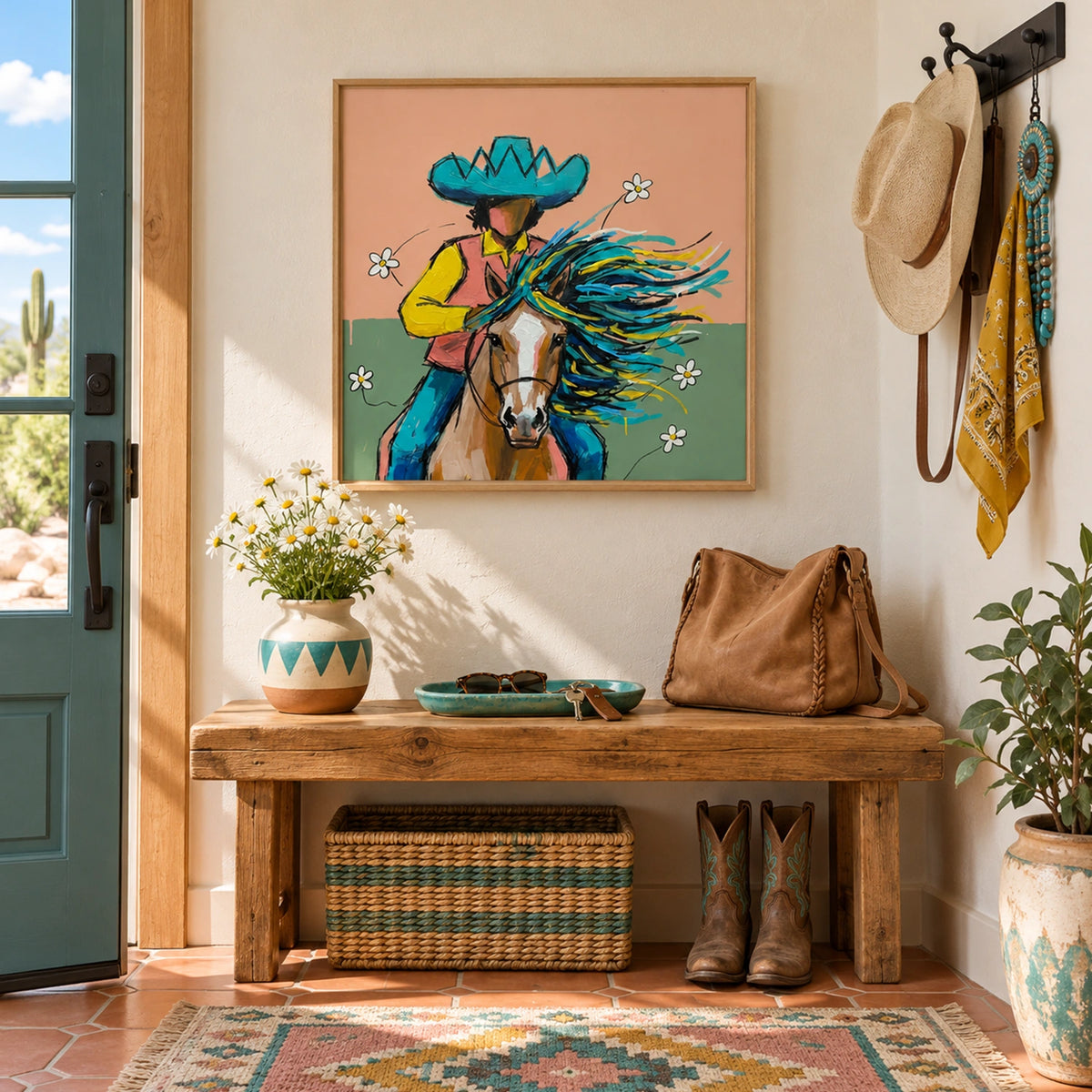 American Western Cowboy Art #VT281