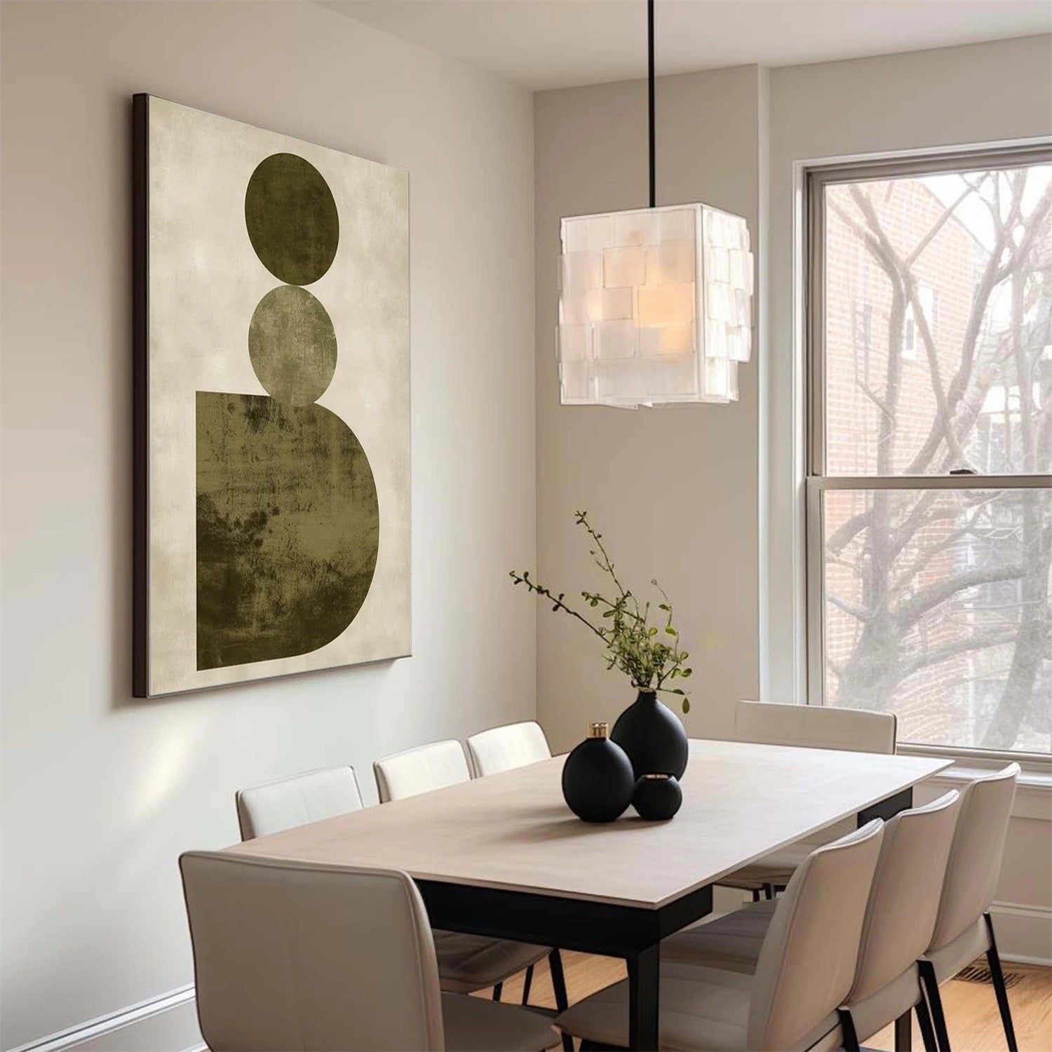 Abstract Canvas Wall Art #AP263