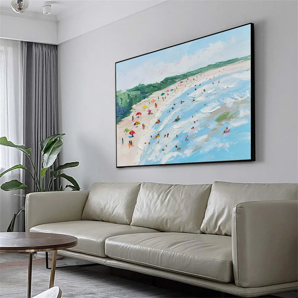 Swimming Sport Textured Wall Art #MS034