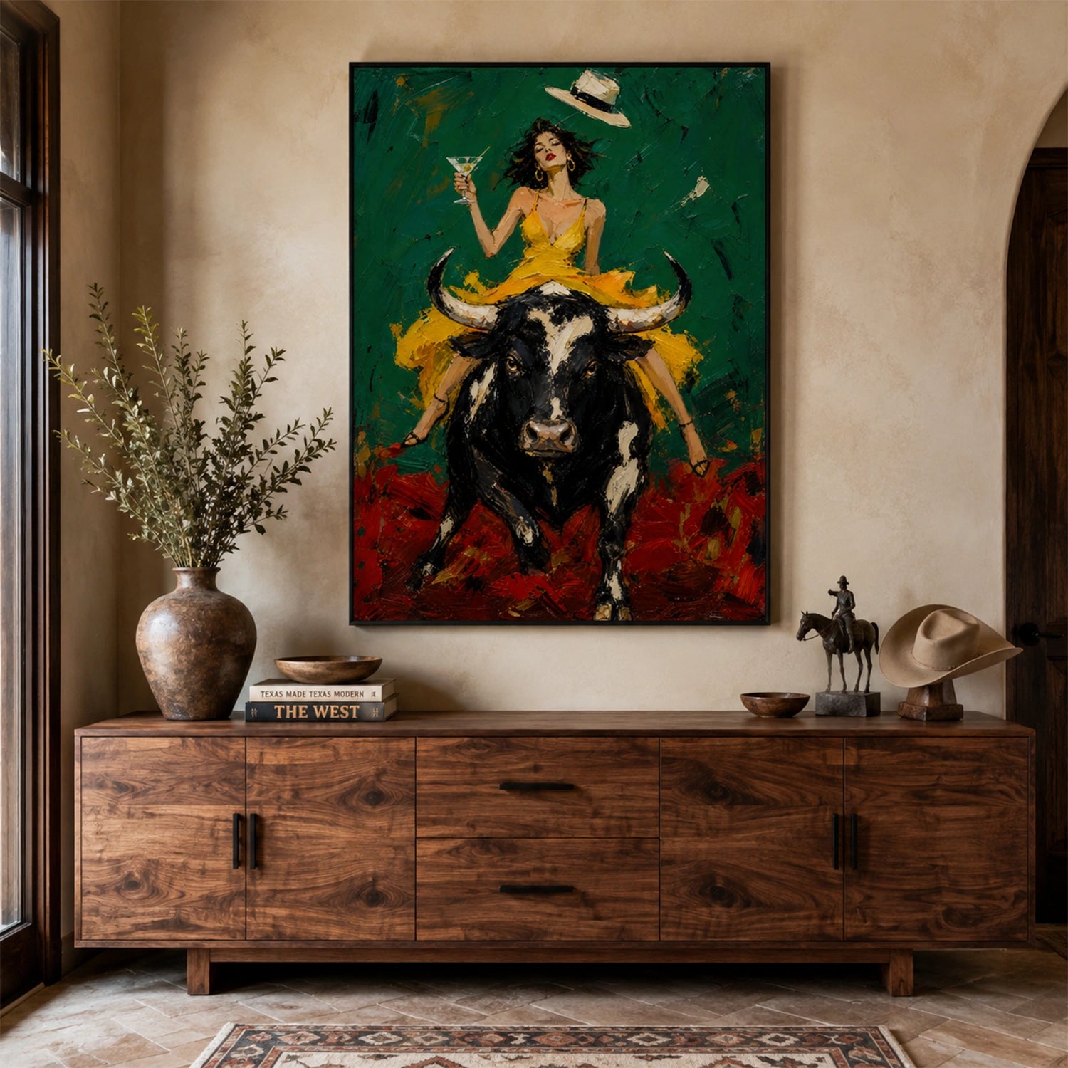 American Western Cowboy Art #VT228