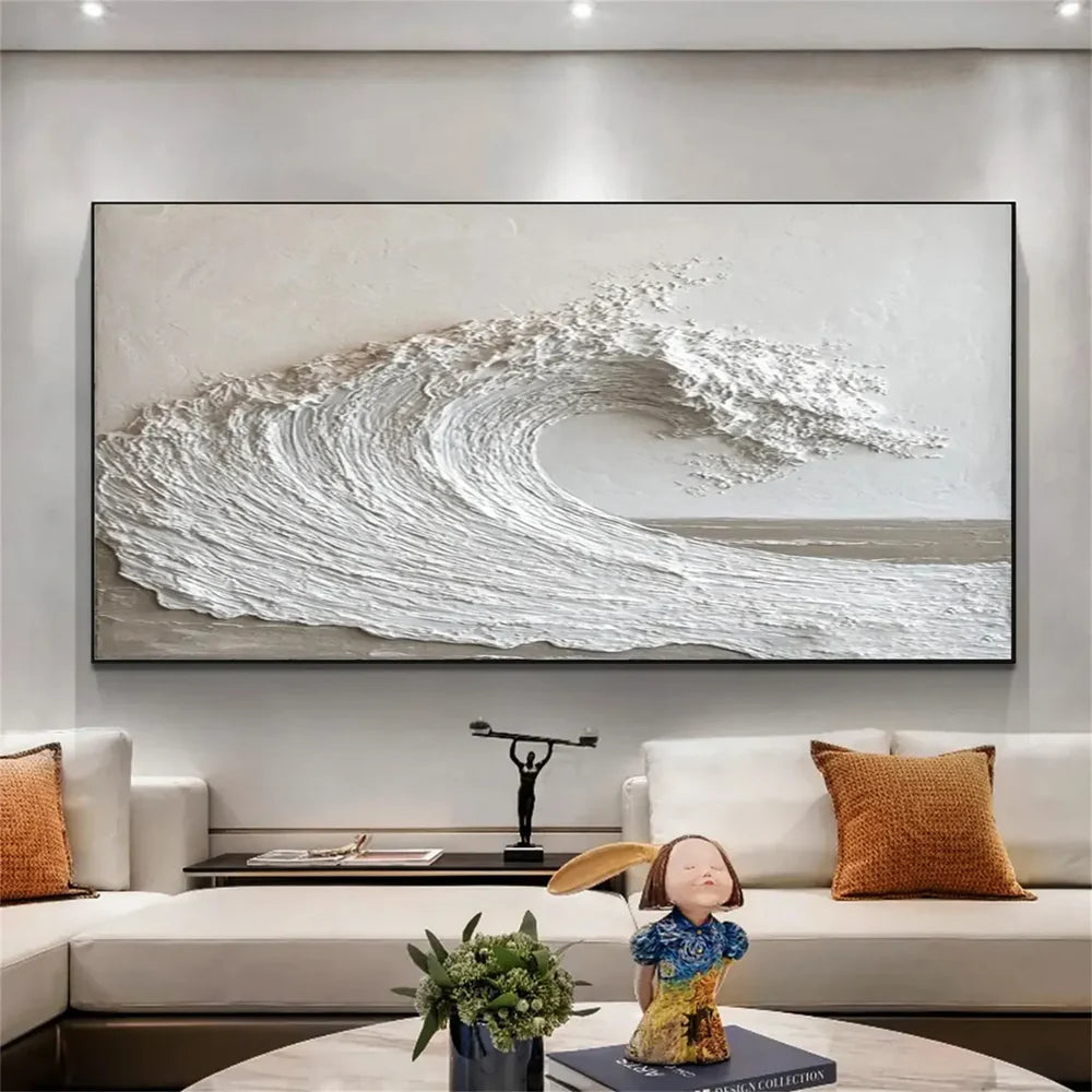 Ocean Textured Painting Canvas #OP023