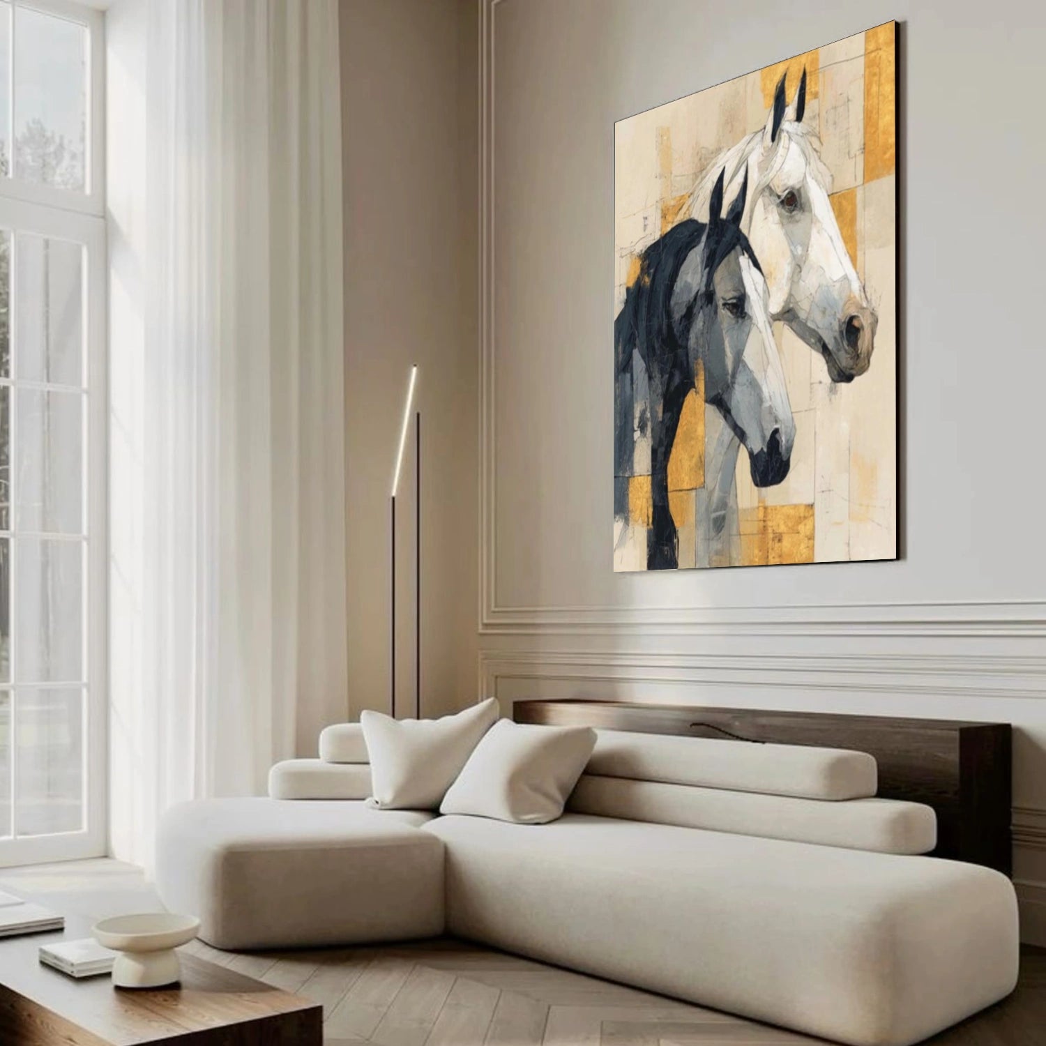 Abstract Animal Horse Wall Art #AC061