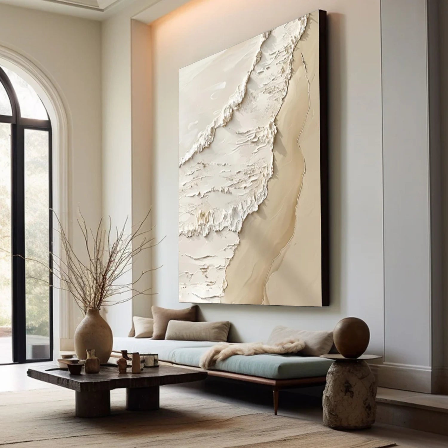 Ocean Abstract Textured Wall Art #OP036