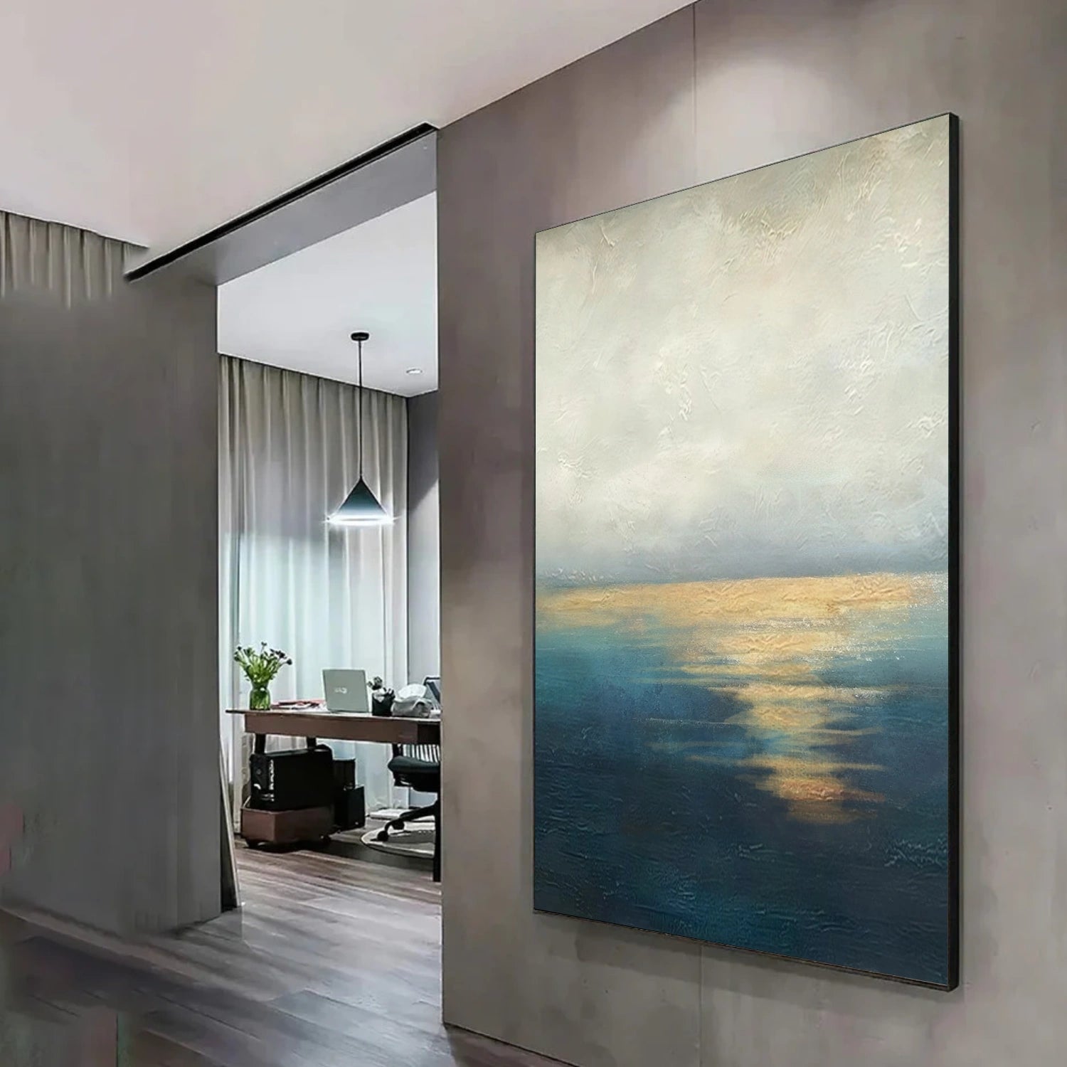 Abstract Canvas Wall Art #AP326