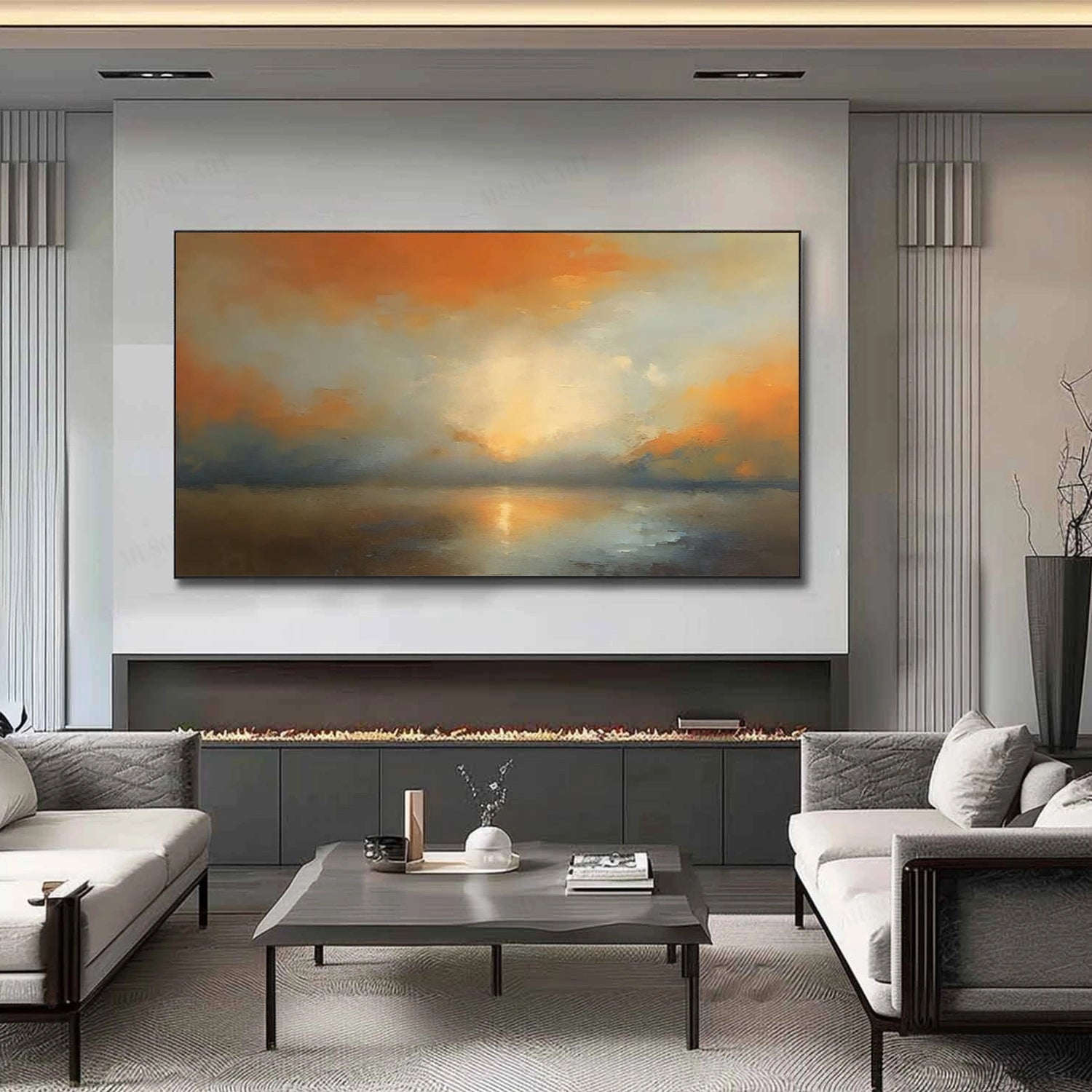 Abstract Canvas Wall Art #AP231