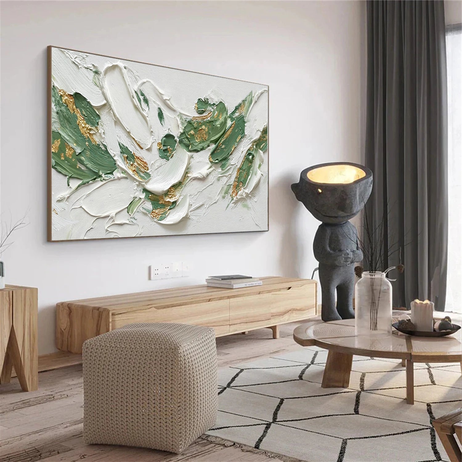 Abstract Textured Wall Art #AT135