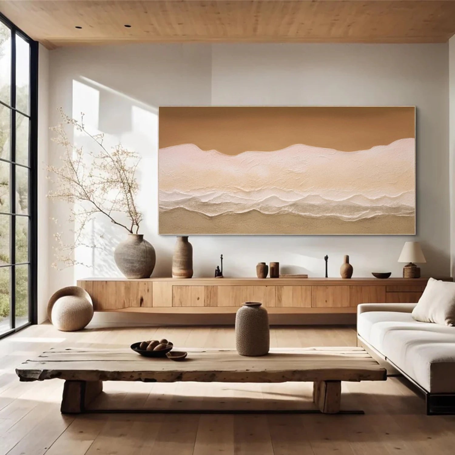 Ocean Abstract Textured Wall Art #OP069