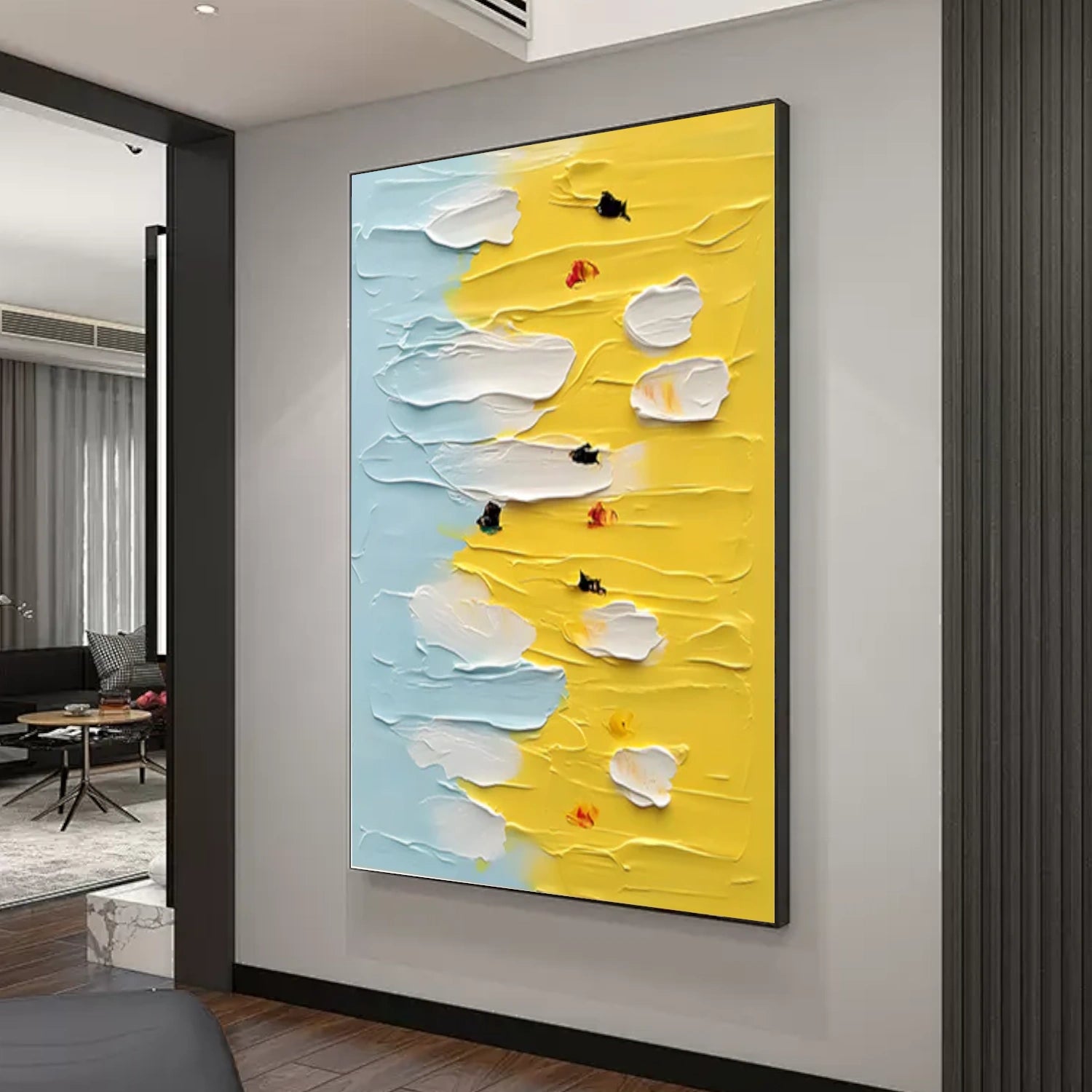 Colorful Abstract Textured  Wall Art #AT111