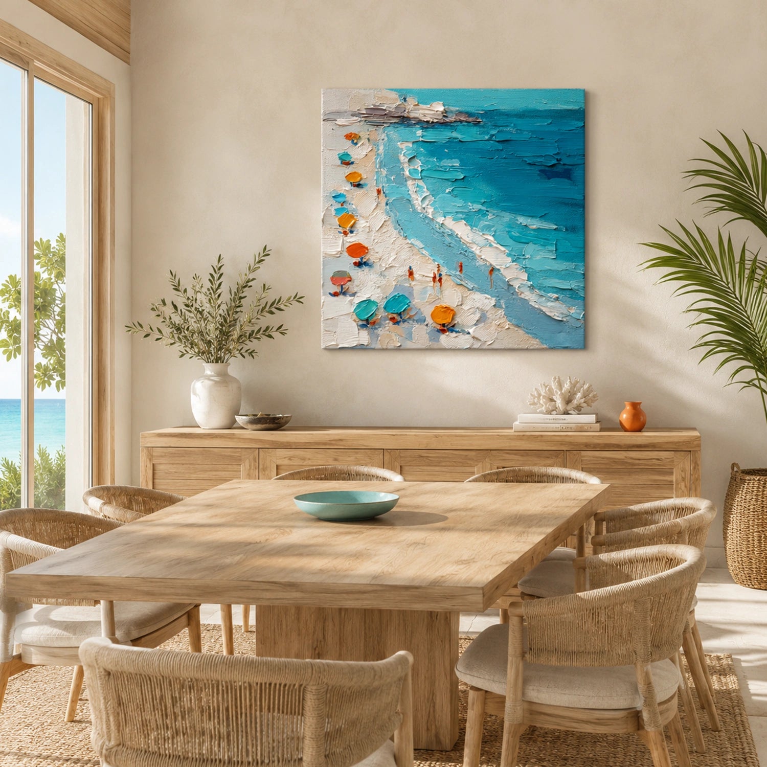 Ocean Abstract Textured Wall Art #OP072