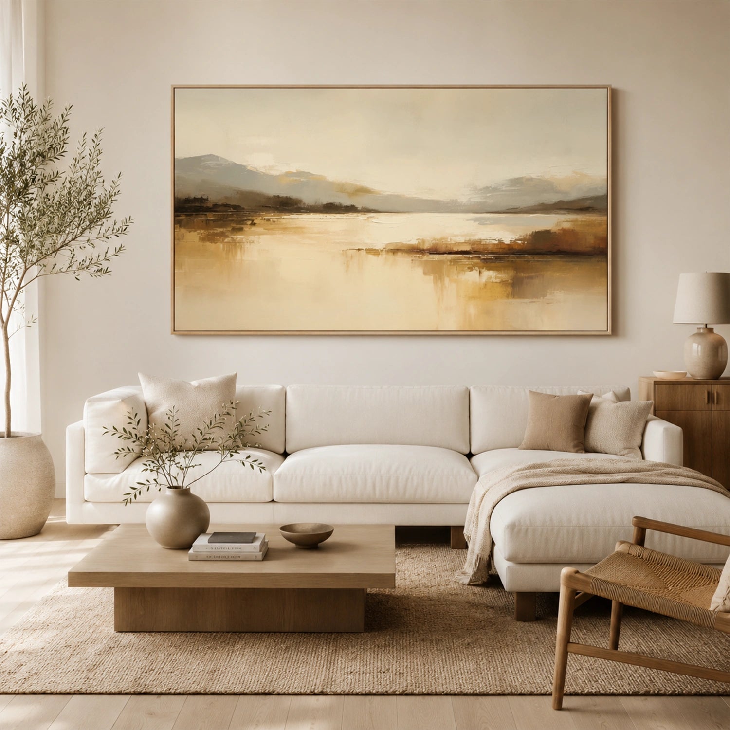 Abstract Mountain Canvas Art #MO066
