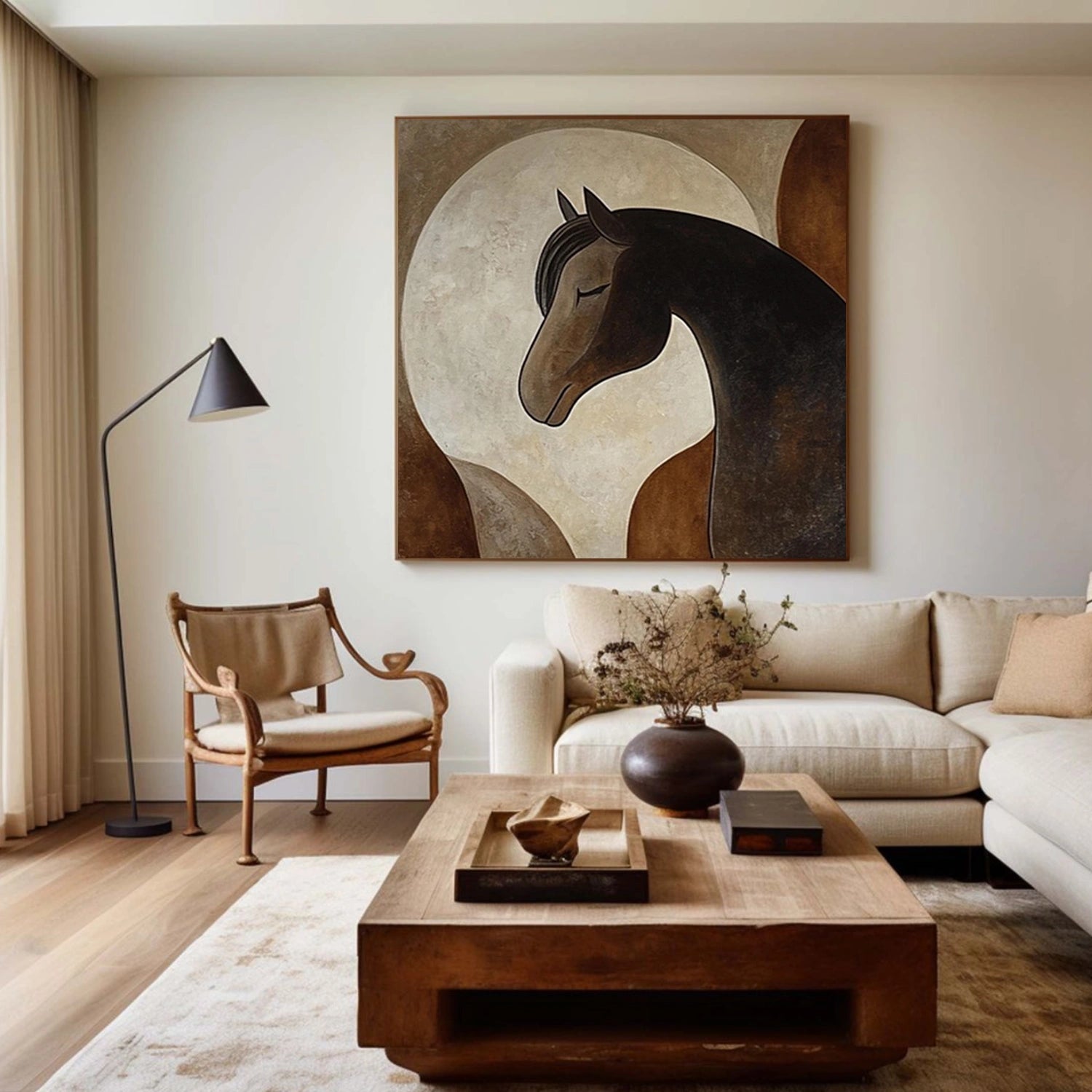 Abstract Animal Horse Wall Art #AC118