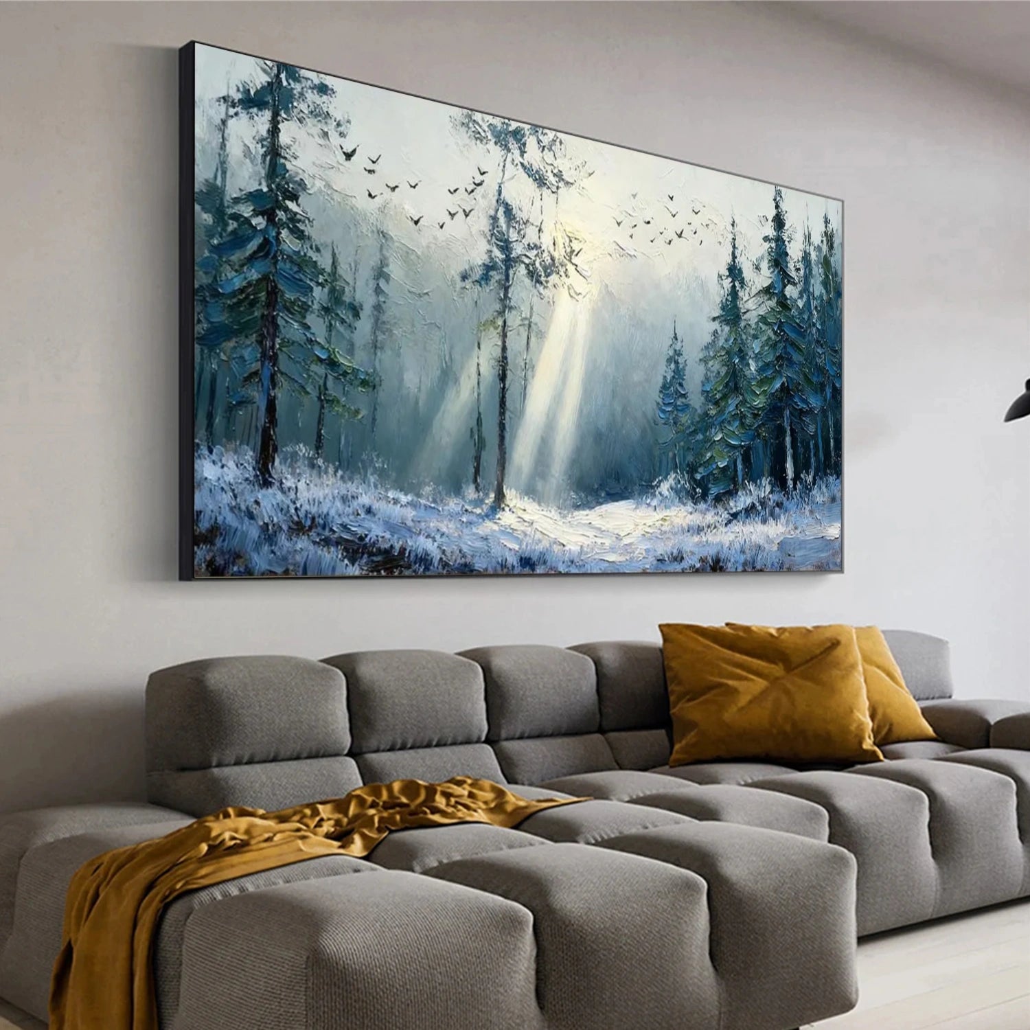 Tree Abstract Textured Wall Art #TP079