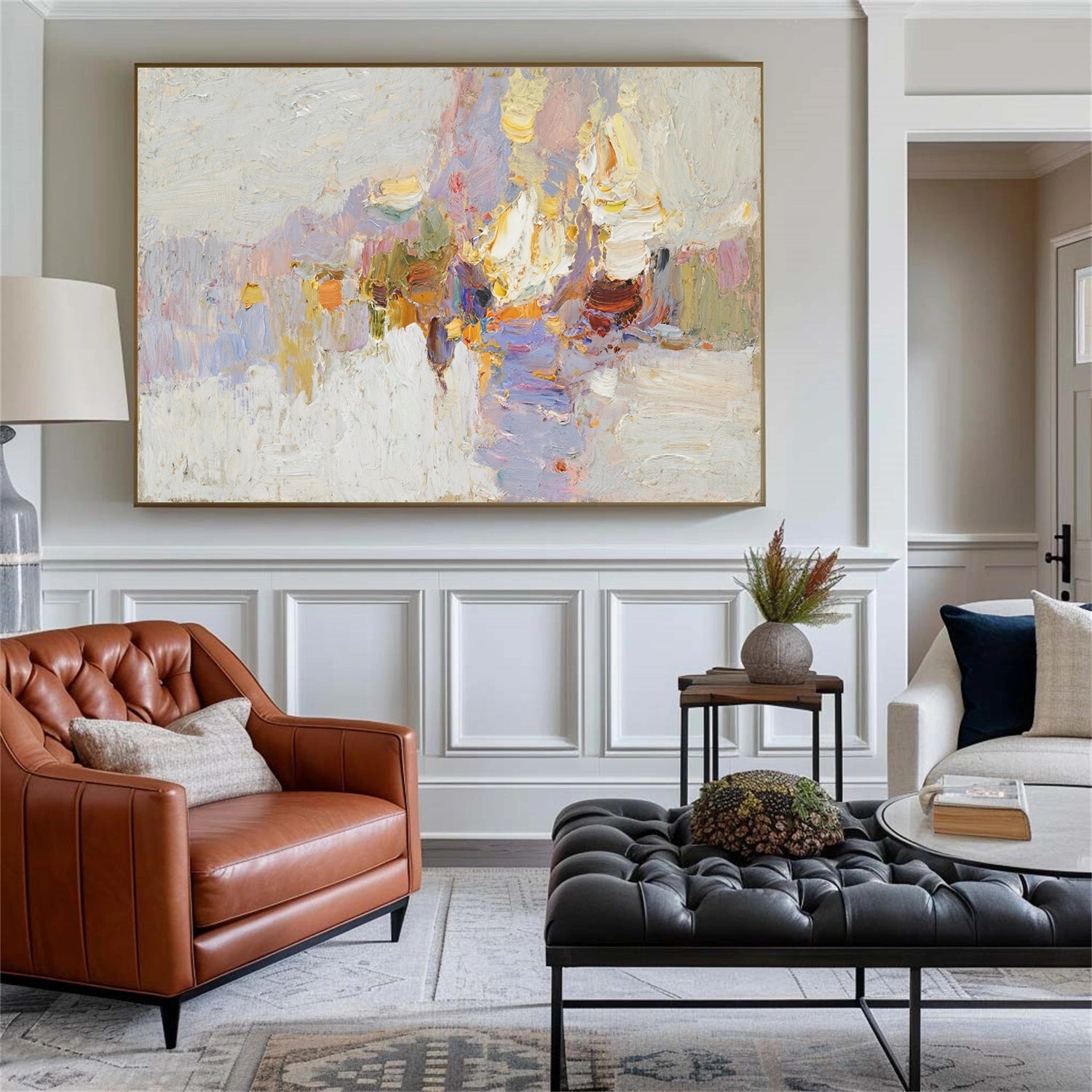 Colorful Abstract Canvas Wall Art #AP274