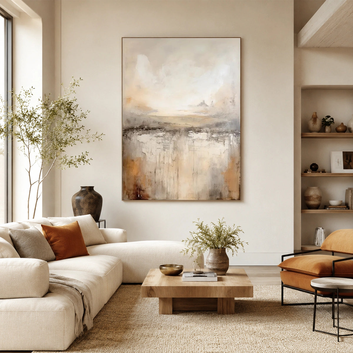Abstract Canvas Wall Art #AP413