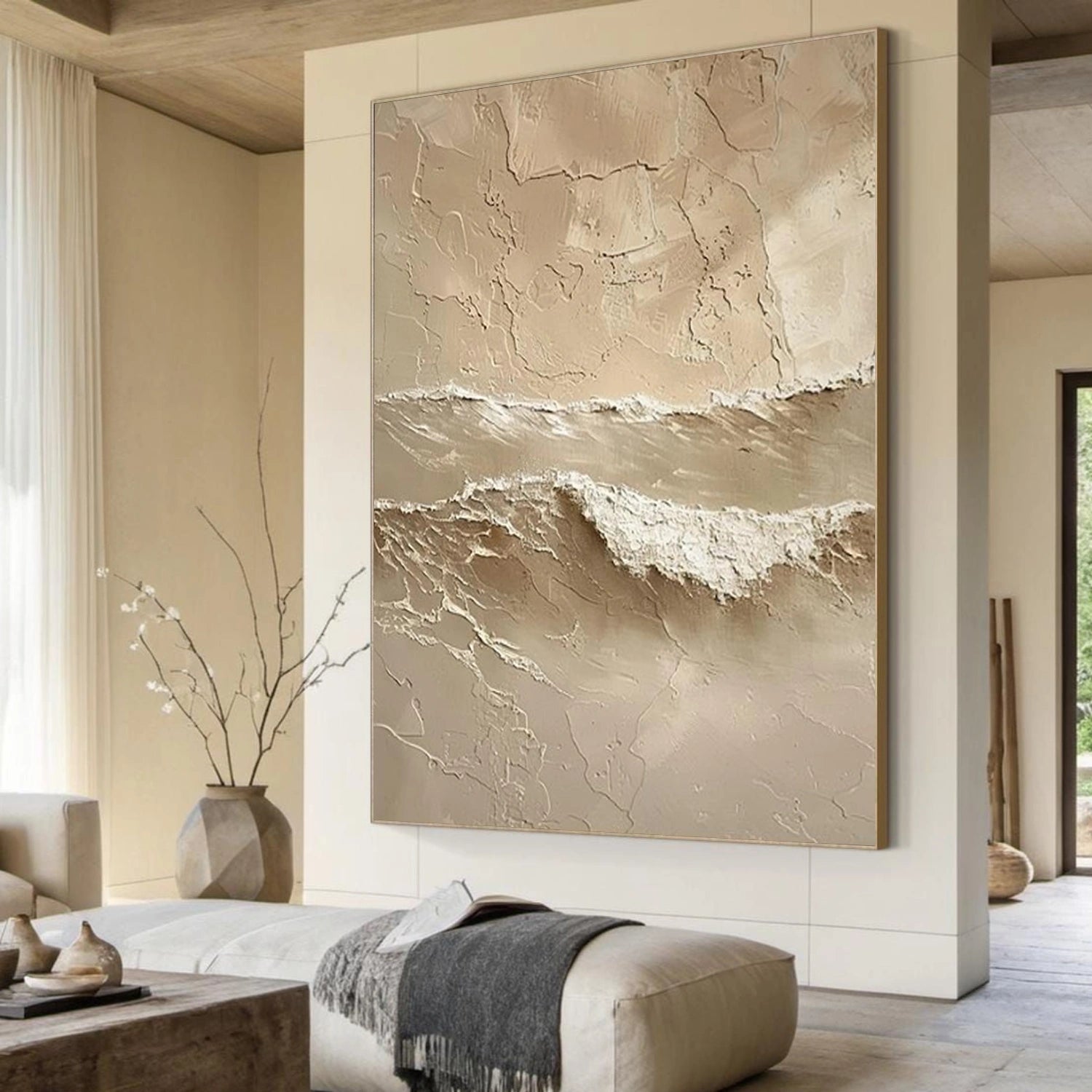 Ocean Abstract Textured Wall Art #OP056
