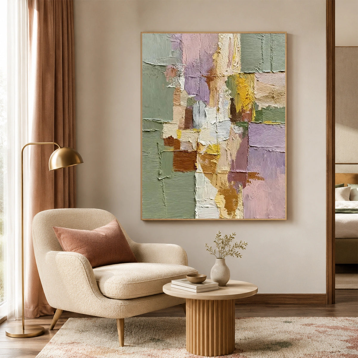 Abstract Textured Wall Art #AT193