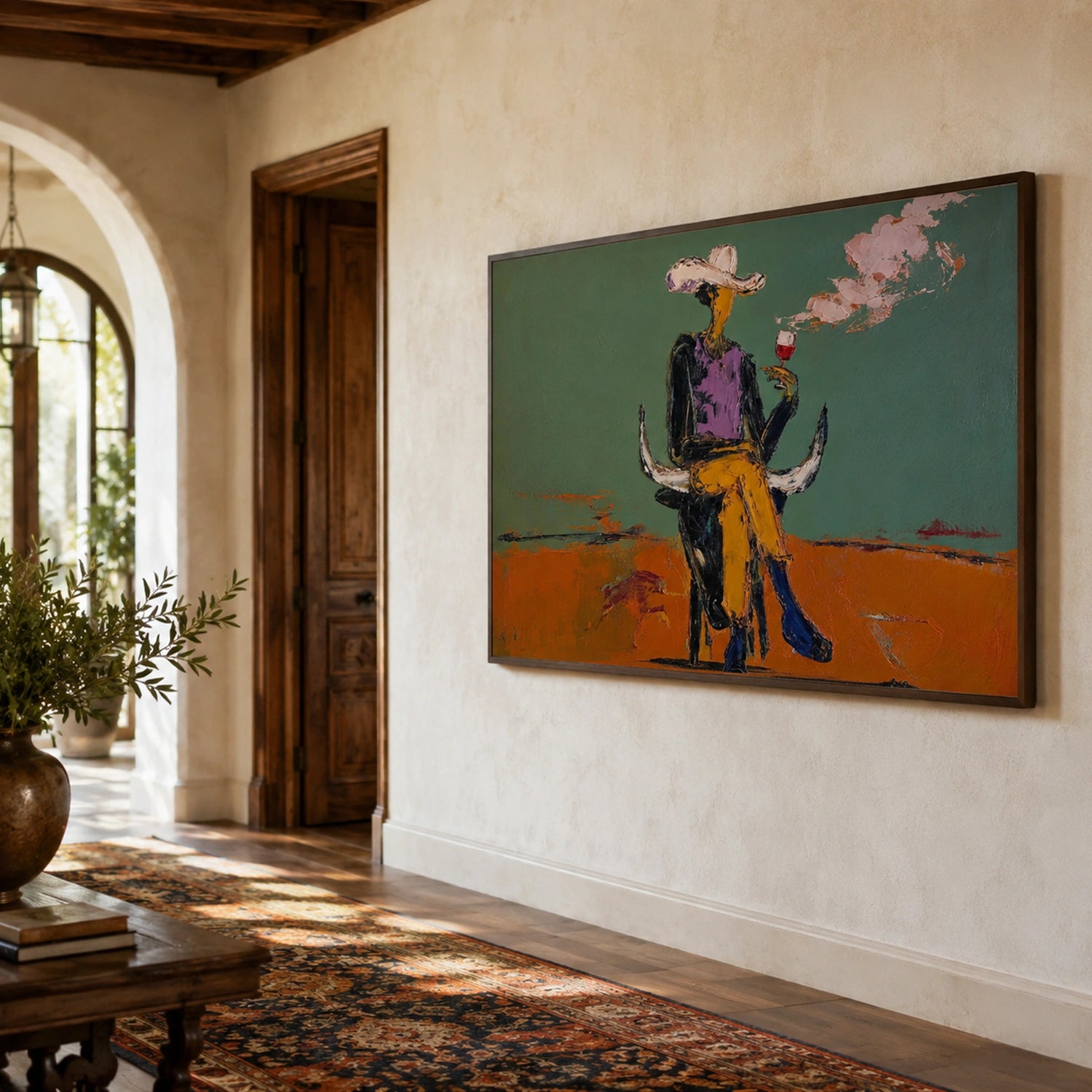 American Western Cowboy Art #VT216