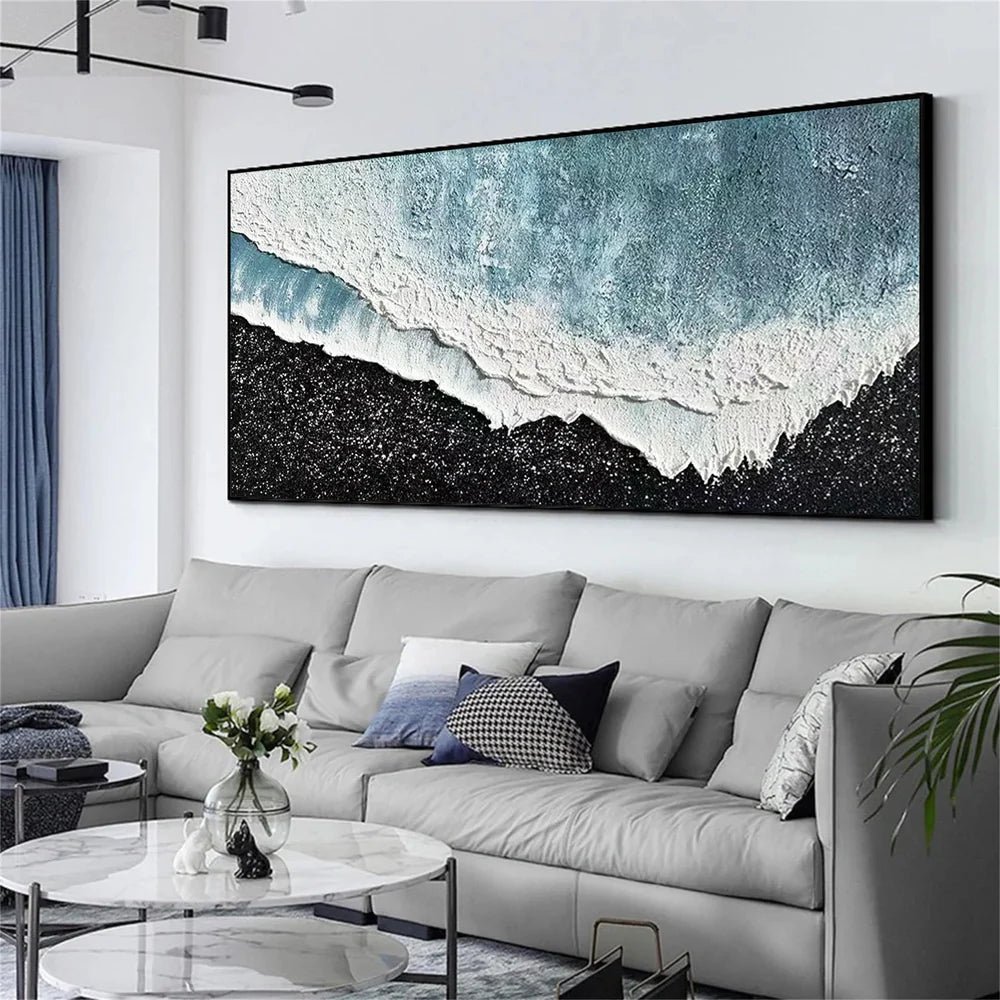 Ocean Textured Painting Canvas #OS012