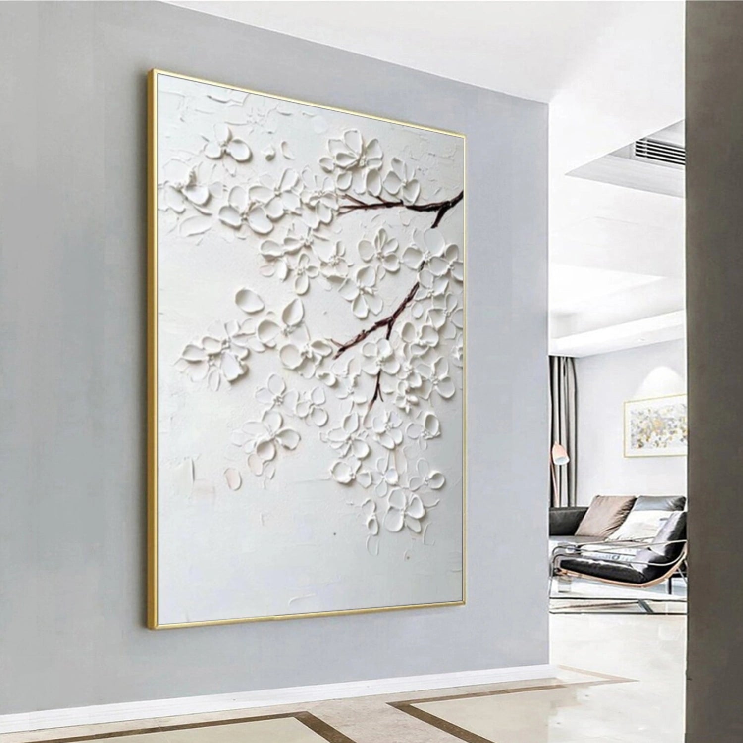 Tree Abstract Textured Wall Art #TP096