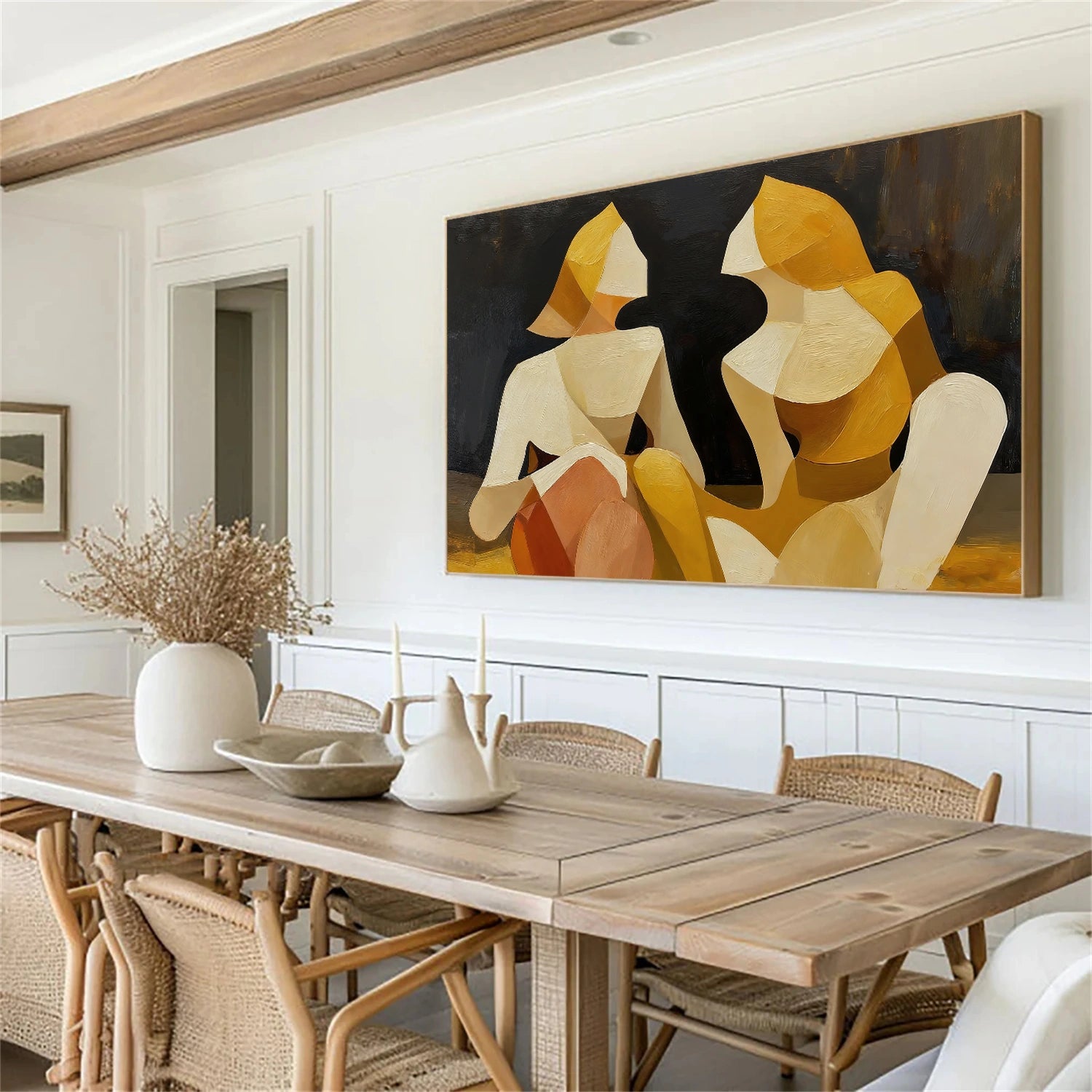 Abstract People Canvas Art #AE060