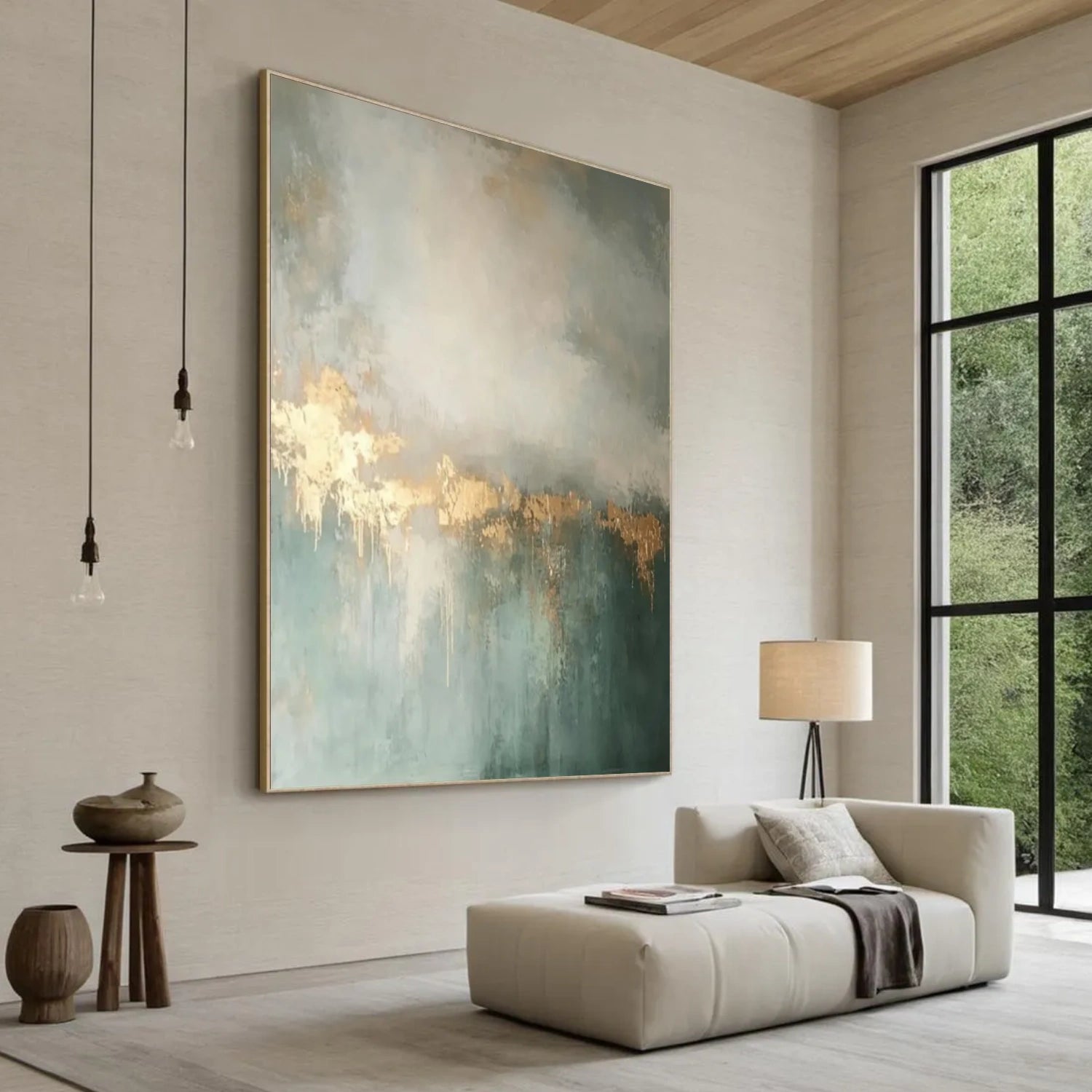 Abstract Canvas Wall Art #AP287