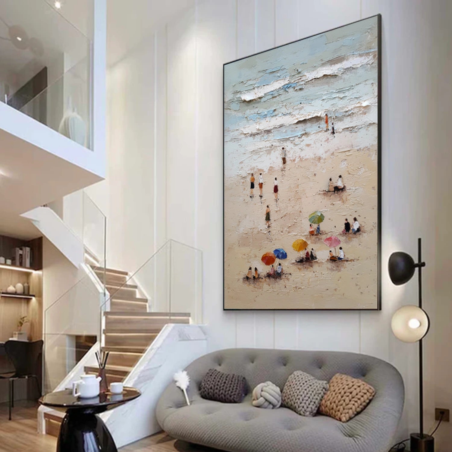 Ocean Abstract Textured Wall Art #OP071