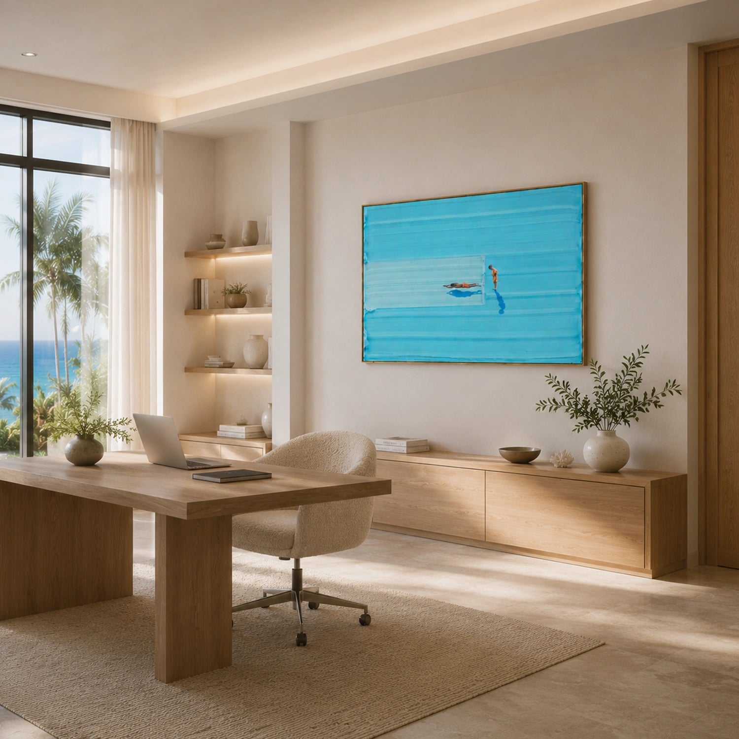 Swimming Sport Textured Wall Art #MS130