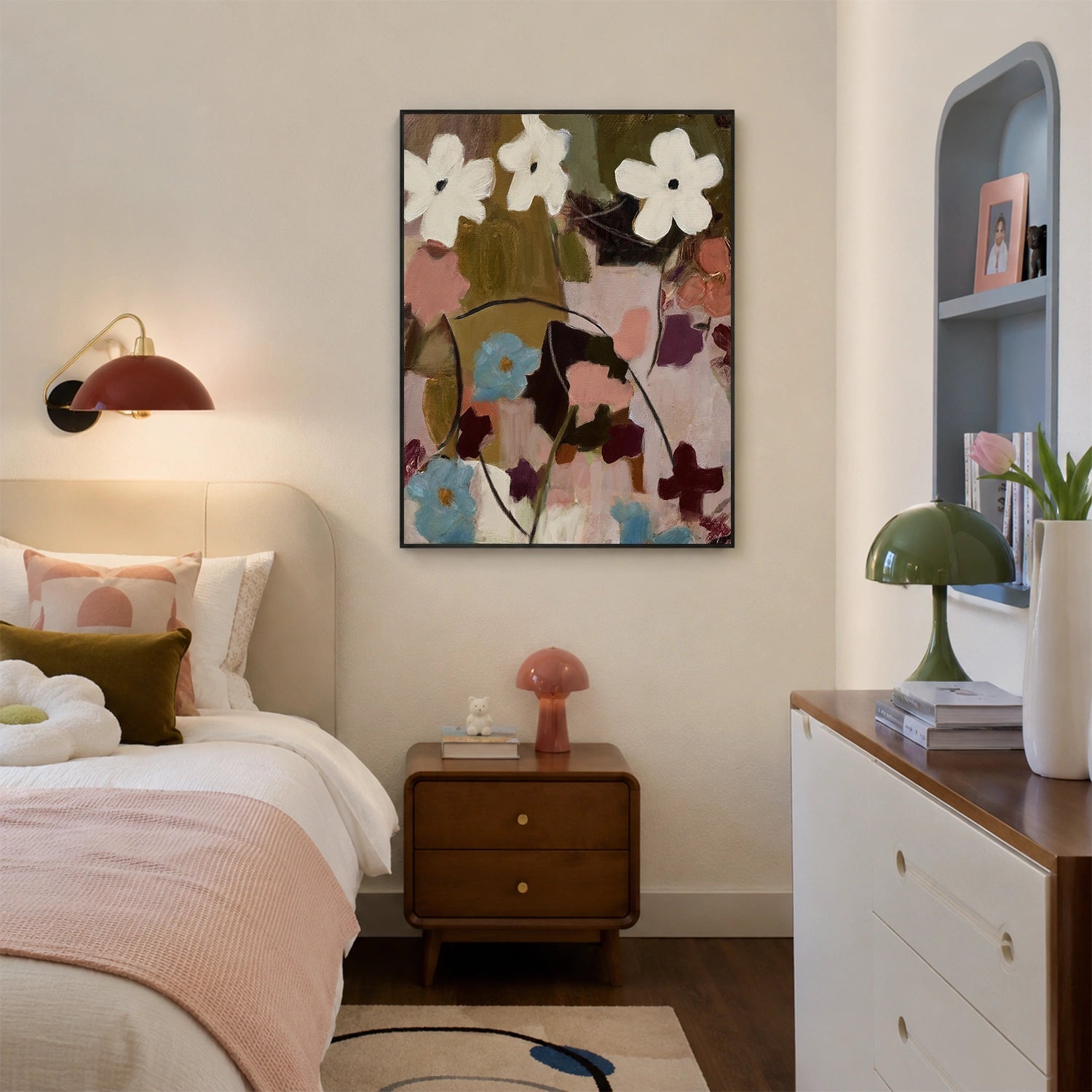 Flower Abstract Wall Art #FP201
