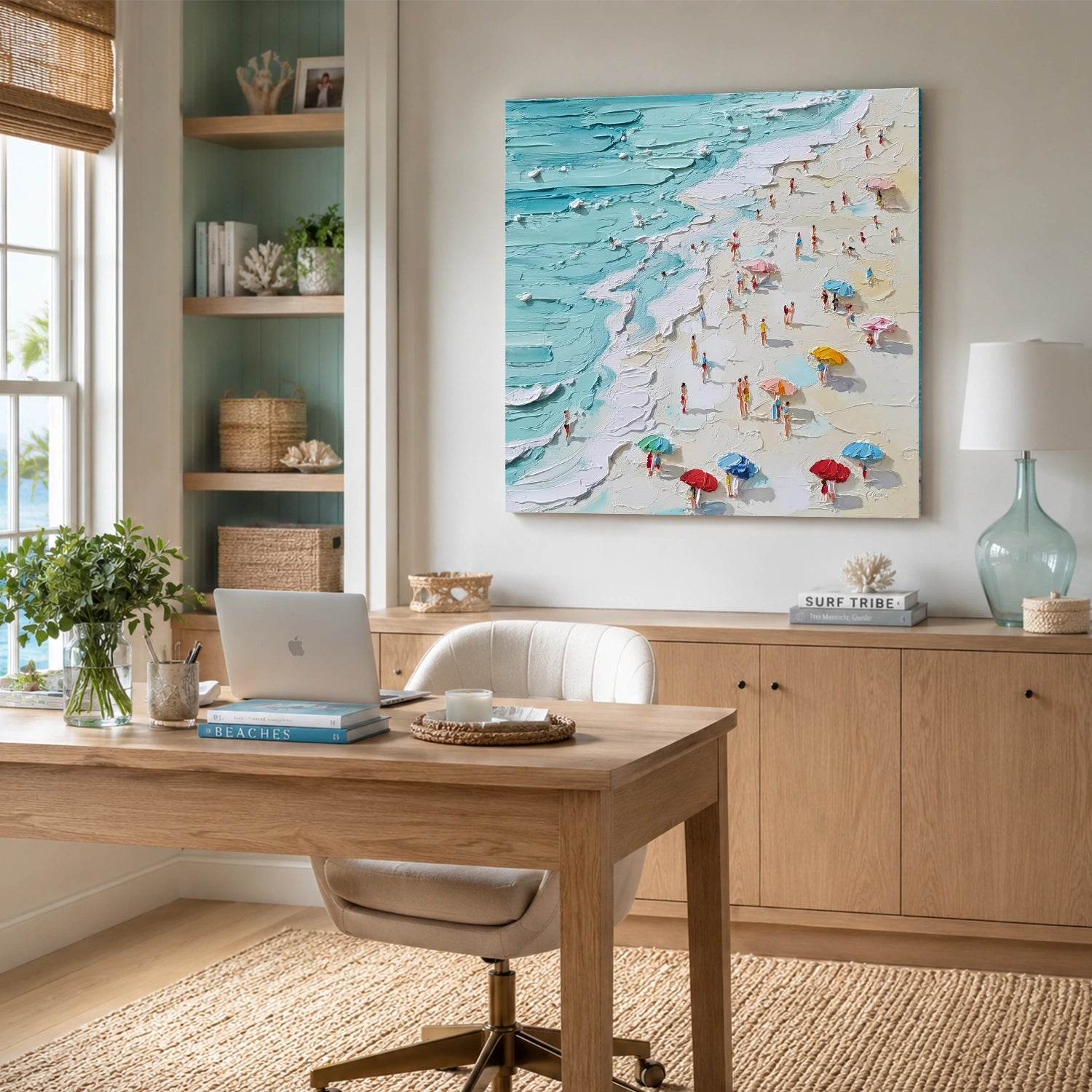 Ocean Abstract Textured Wall Art #OP080