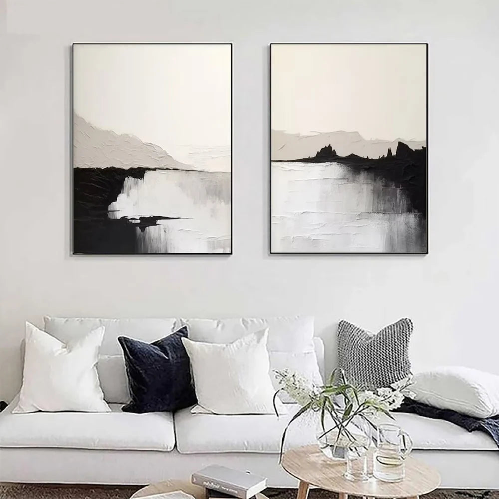 Abstract Painting Canvas Set of 2 #AP179